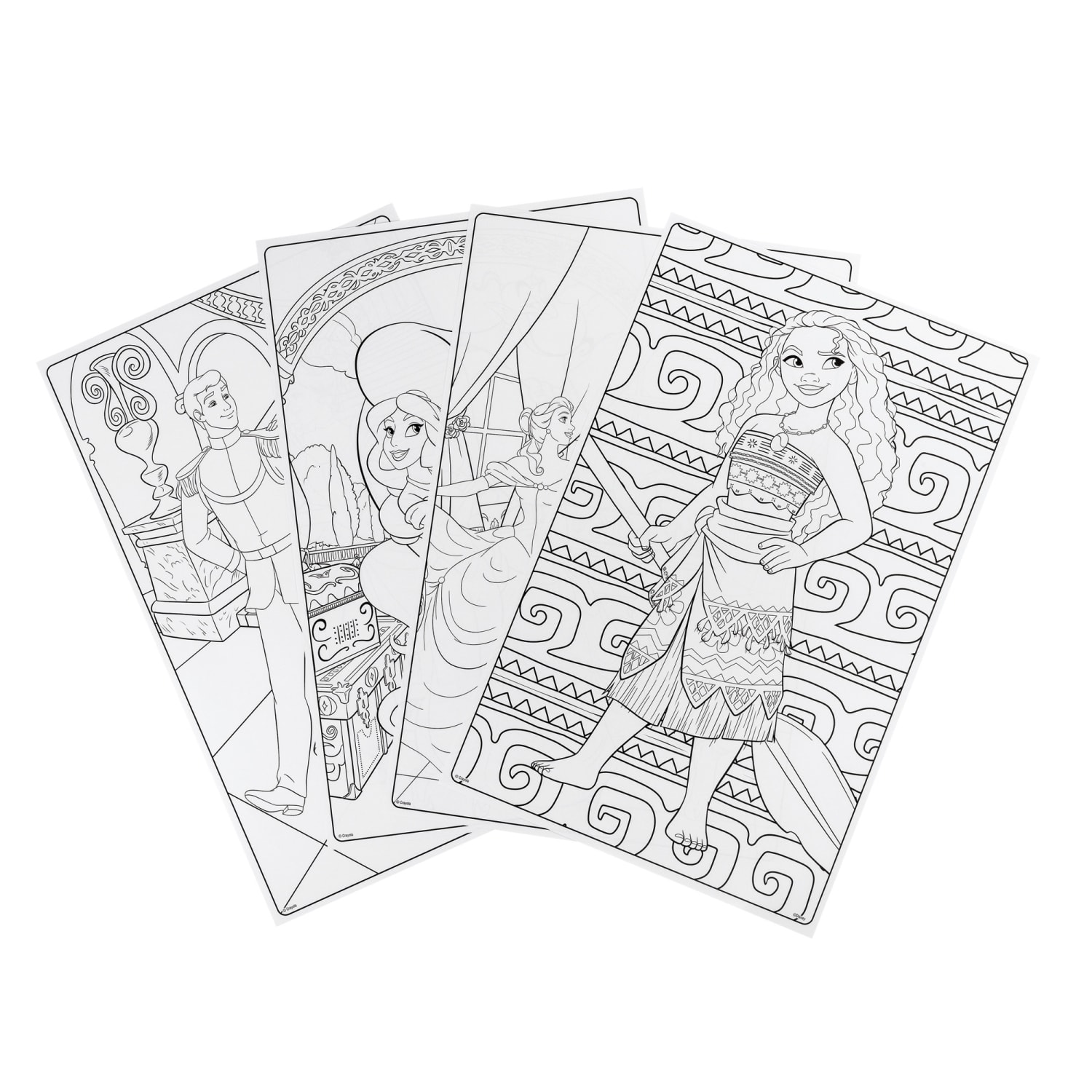 Crayola Giant Coloring Pages, 12in x 18in, Princess, 18 Pages Per Set, Bundle Of 4 Sets - Image 6