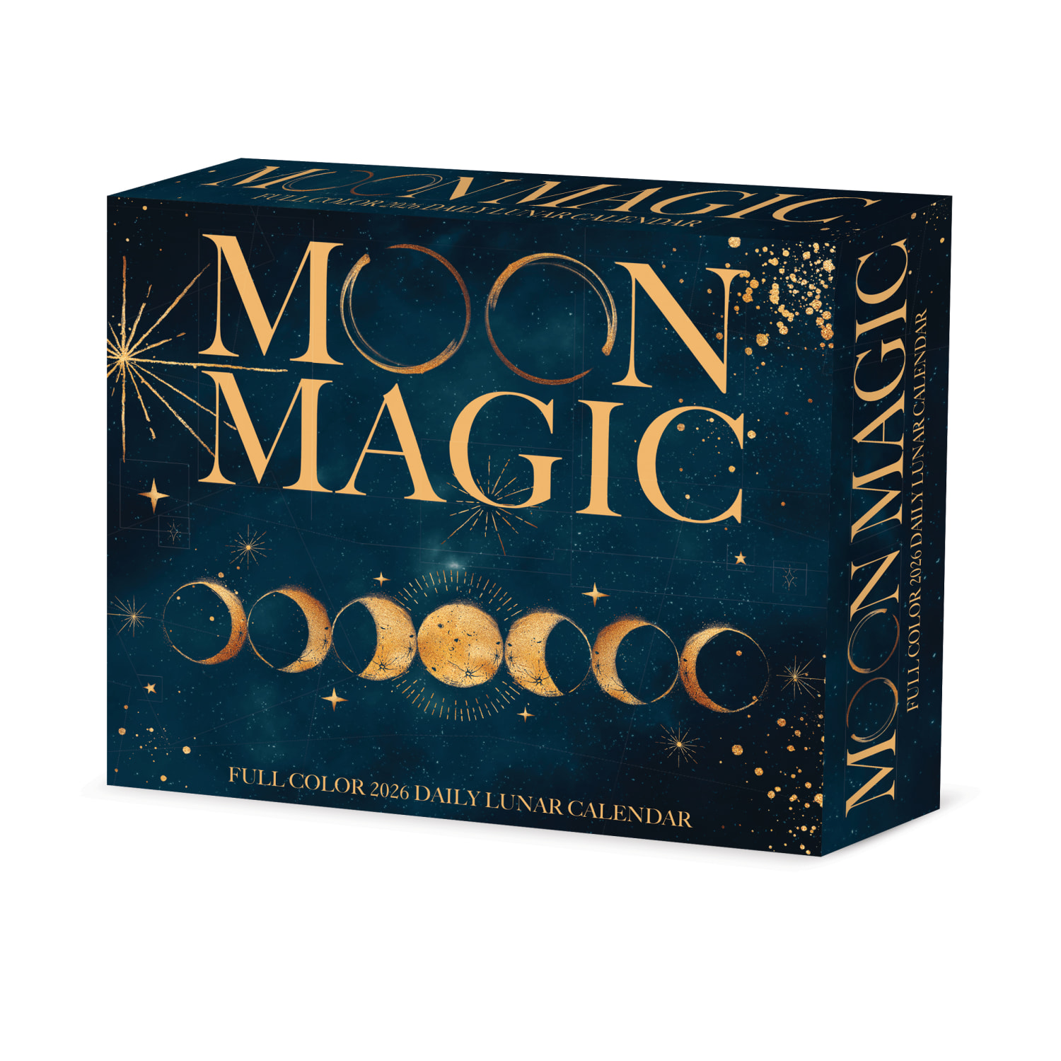 2026 Willow Creek Press Page-A-Day Daily Desk Calendar, 6-1/4in x 5-1/2in, Moon Magic, January To December, 55205
