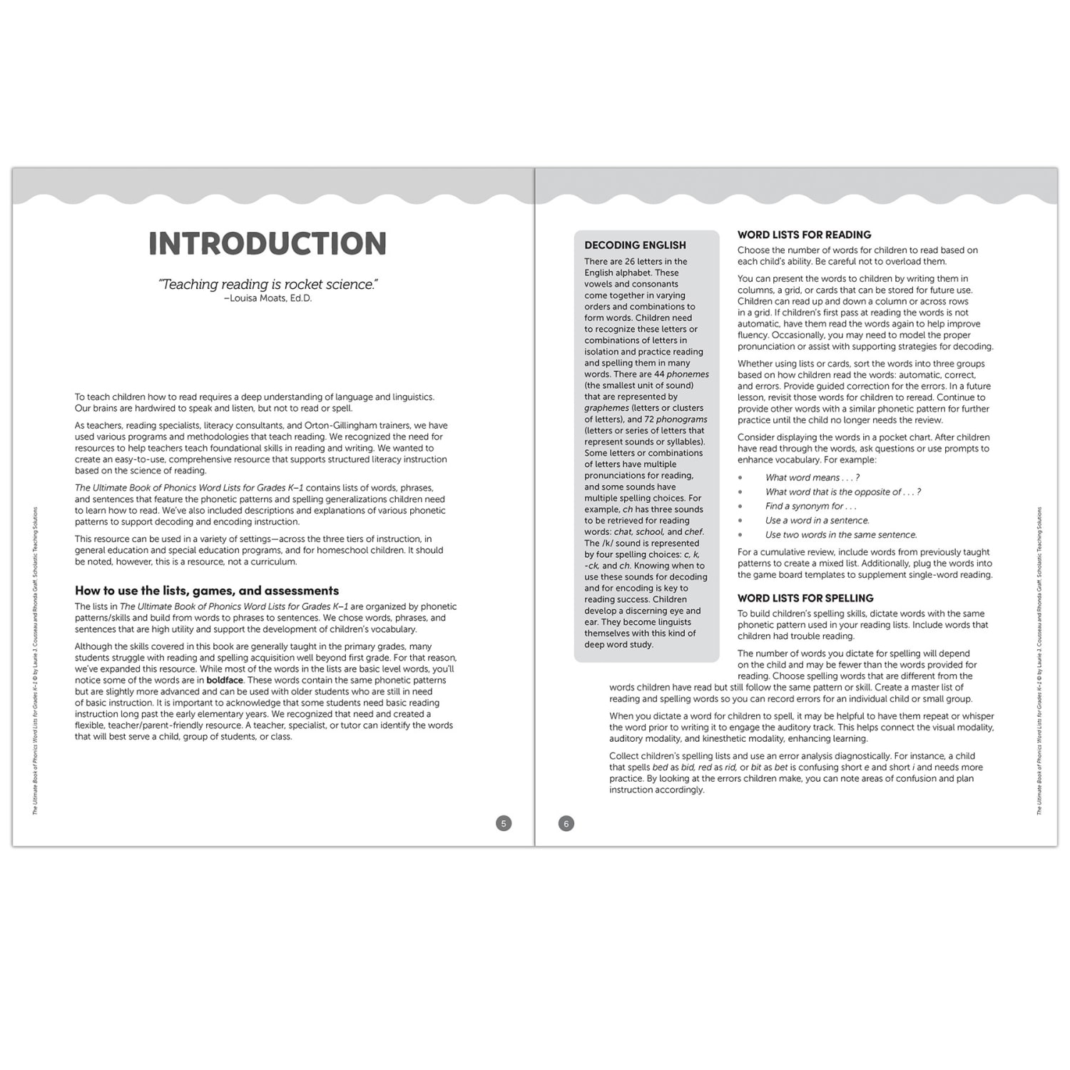 Scholastic Teaching Solutions The Ultimate Book Of Phonics Word Lists, Grades K-1 - Image 5
