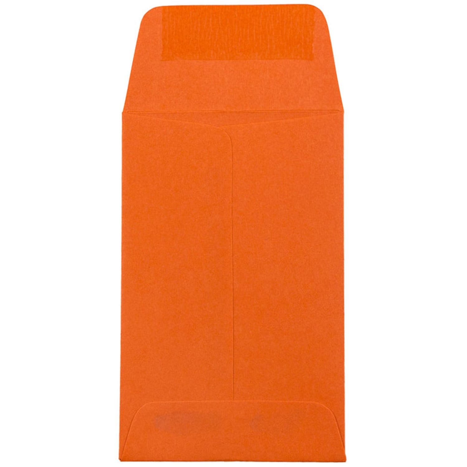 JAM Paper Coin Envelopes, #1, Gummed Seal, Orange, Pack Of 25 - Image 3
