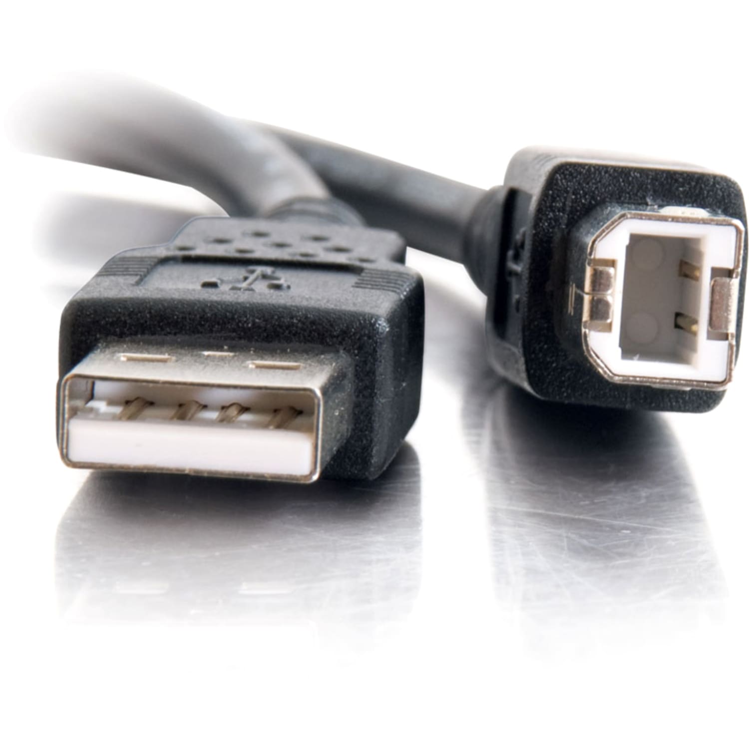 C2G 2m USB Cable - USB A to USB B Cable - M/M - Type A USB - Type B USB - 6ft - Black - Image 5