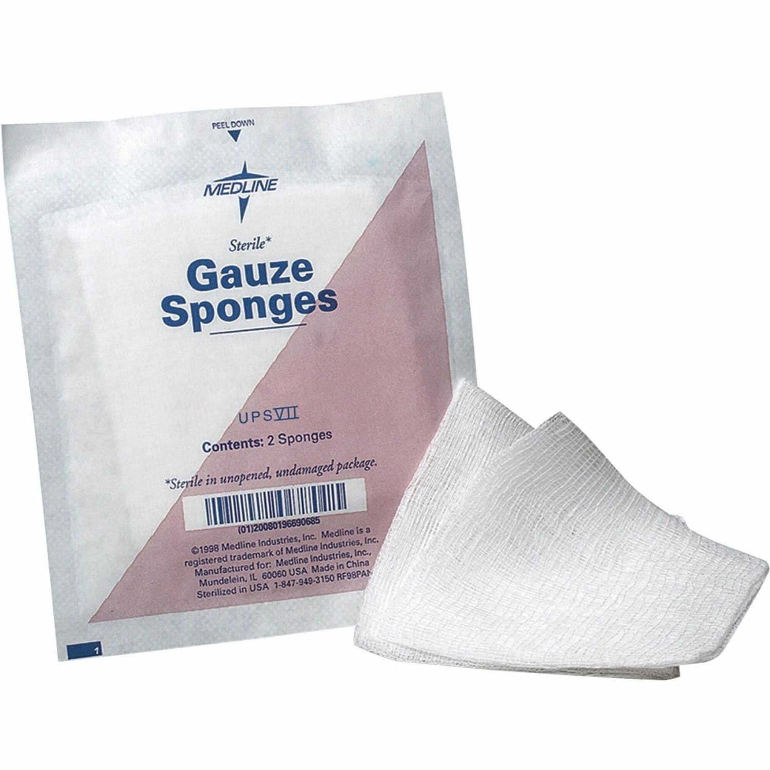 Medline Sterile Woven Gauze Sponges, 12-Ply, 3in x 3in, White, Box Of 80 - Image 3