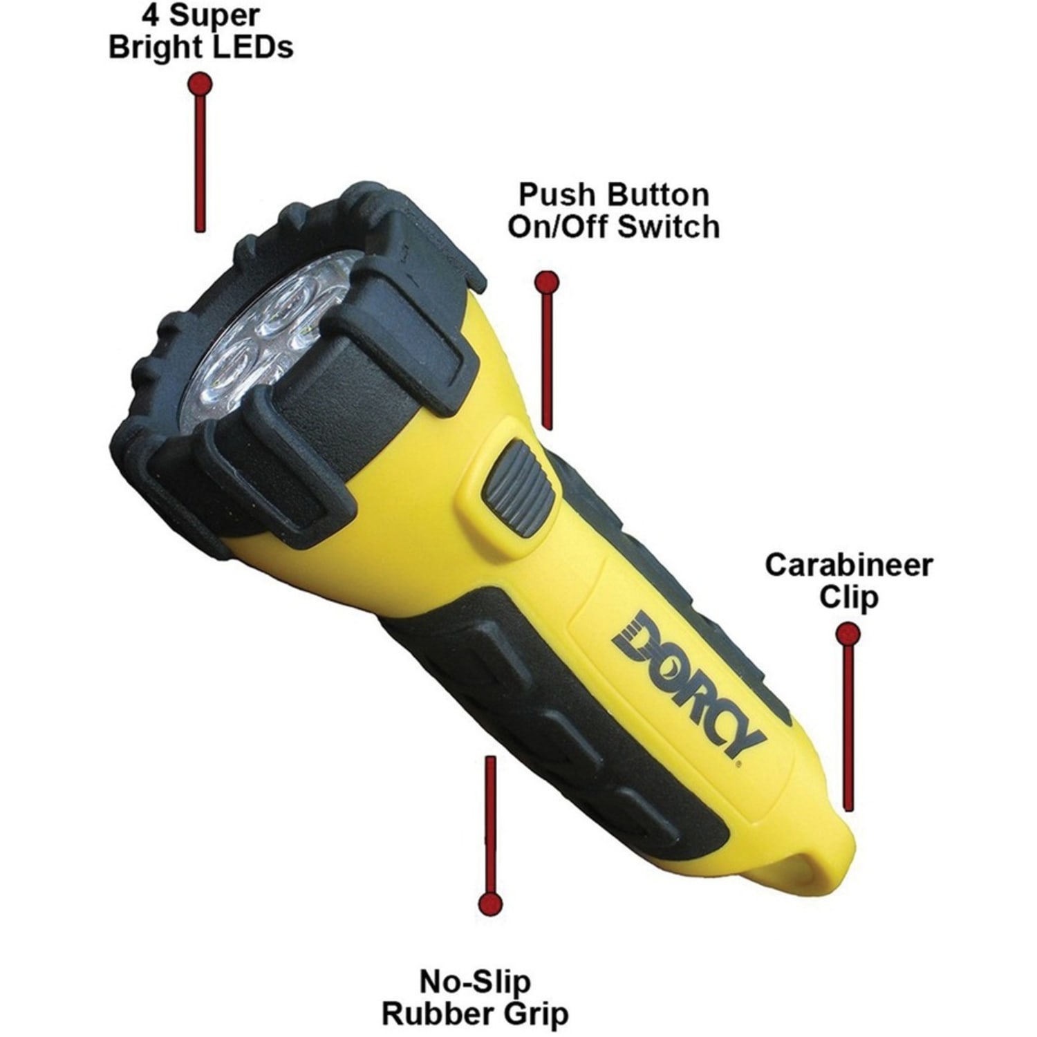 Dorcy 41-2510 Incredible Floating Flashlight, Yellow/Black - Image 5