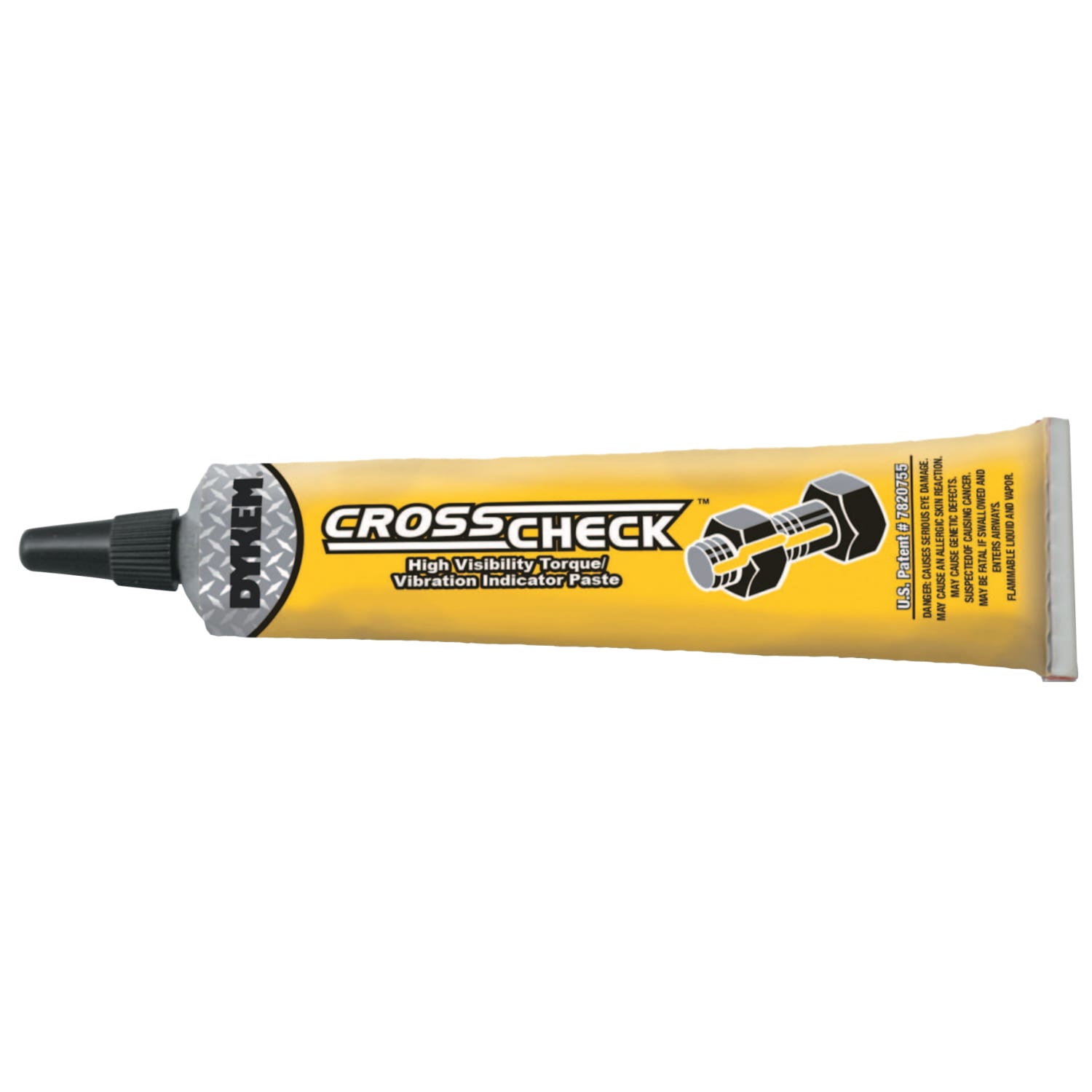 Dykem Cross Check Torque Seal Tamper-Proof Indicator Paste, 1 Oz, Yellow, Pack Of 24 - Image 3