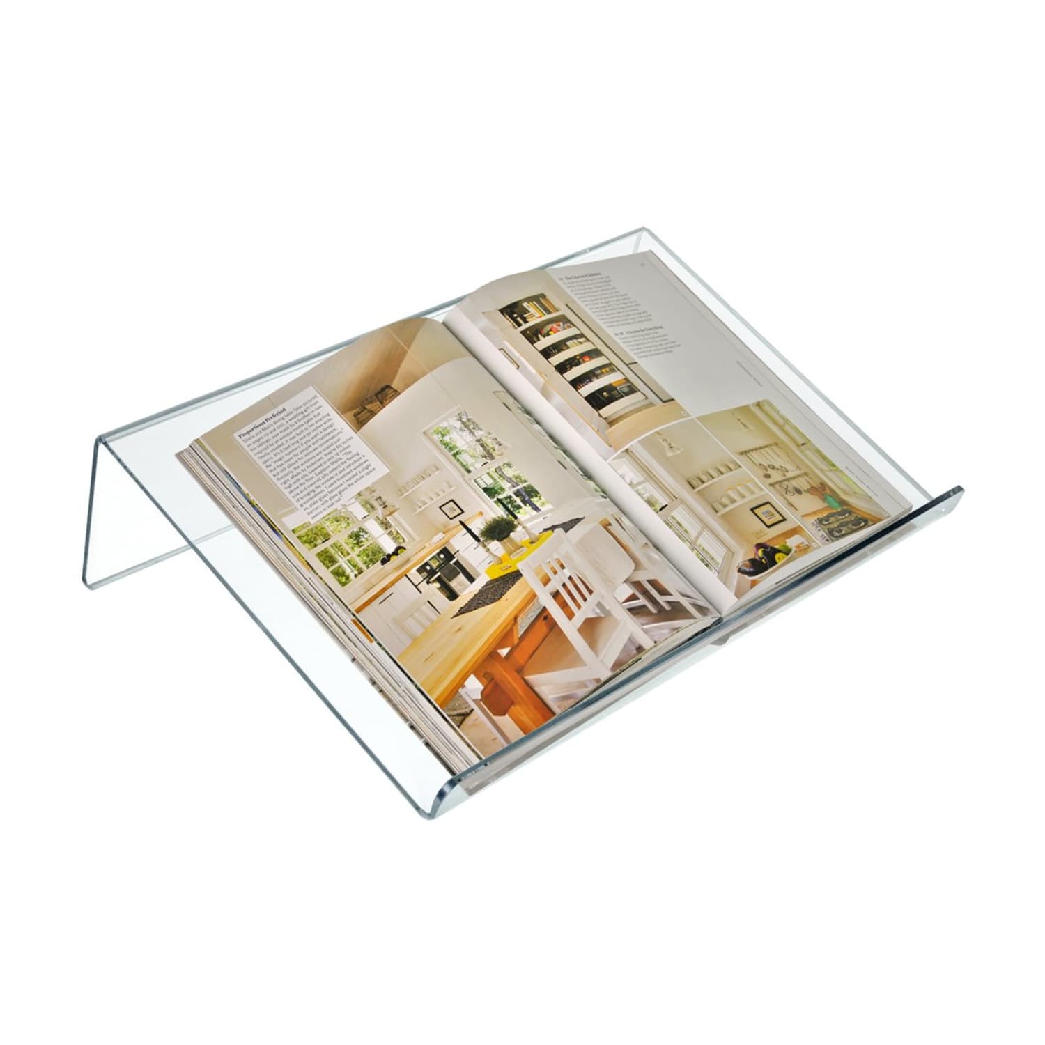 Azar Displays Book Stand Holder, 5inH x 18inW x 12inD, Clear - Image 6