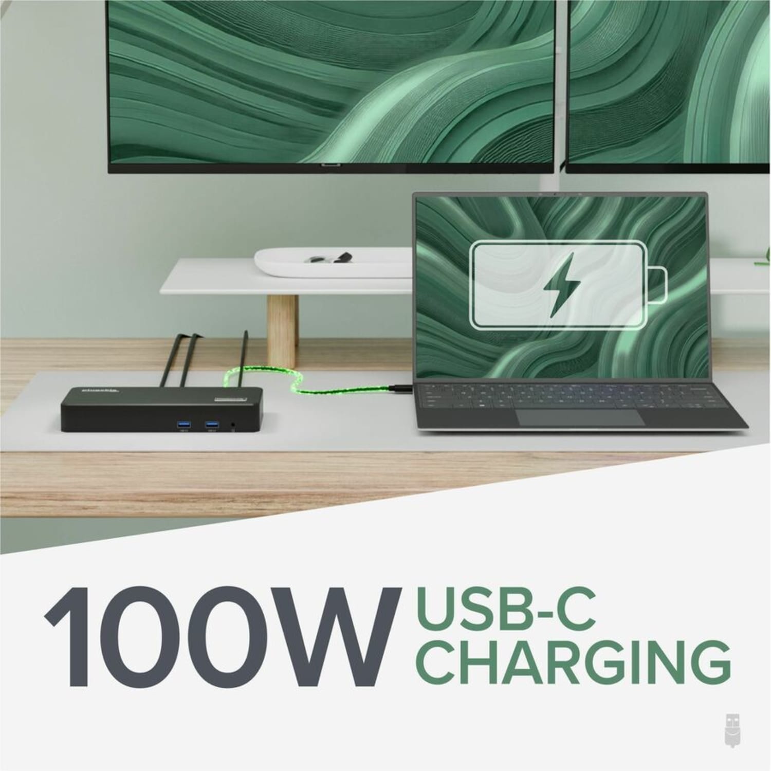 Plugable USB C Triple Display Docking Station with Laptop Charging,  - UD3900PDZ - Image 6