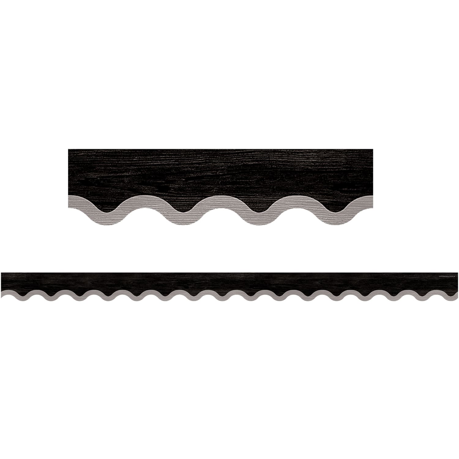 Teacher Created Resources Scalloped Border Trim, Modern Farmhouse Black/Gray, 35ft Per Pack, Set Of 6 Packs - Image 3
