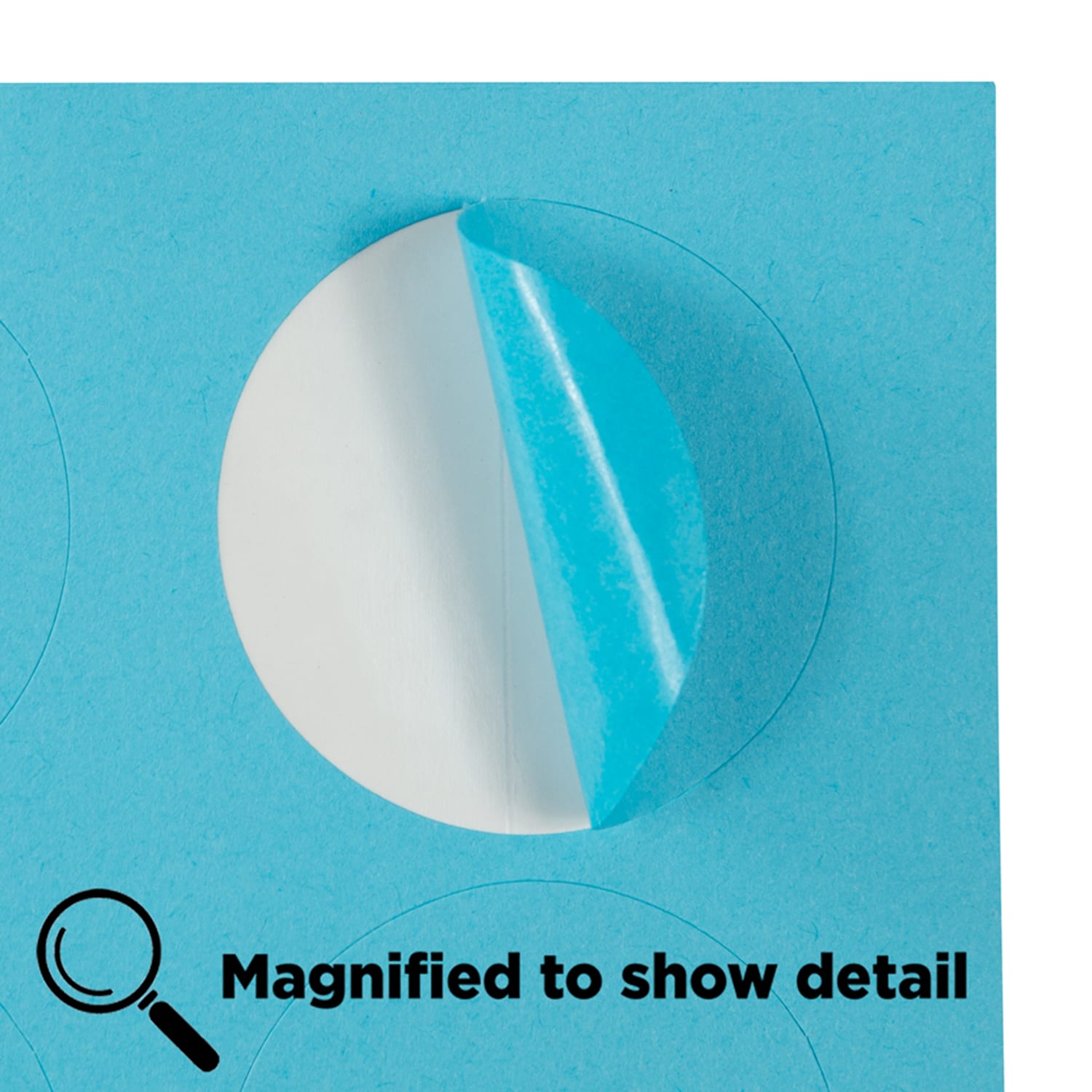 JAM Paper Circle Label Sticker Seals, 1 2/3in, Blue, Pack Of 120 - Image 5
