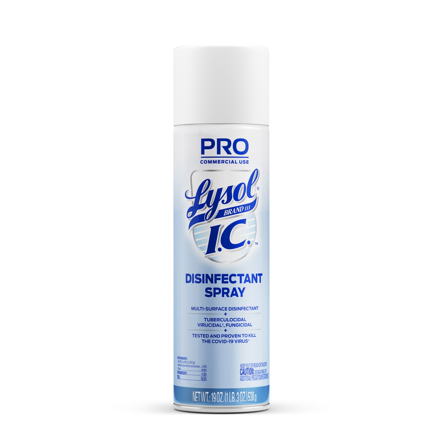 Lysol I.C. Disinfectant Aerosol Spray, 19 Oz Can, Case Of 12 - Image 3