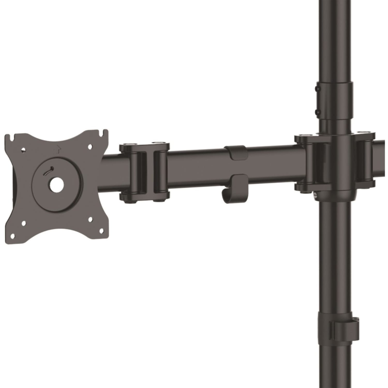 StarTech.com Quad Monitor Stand - Crossbar - Steel - Monitors up to 27in- Vesa Monitor - Computer Monitor Stand - ARMBARQUAD - Image 6