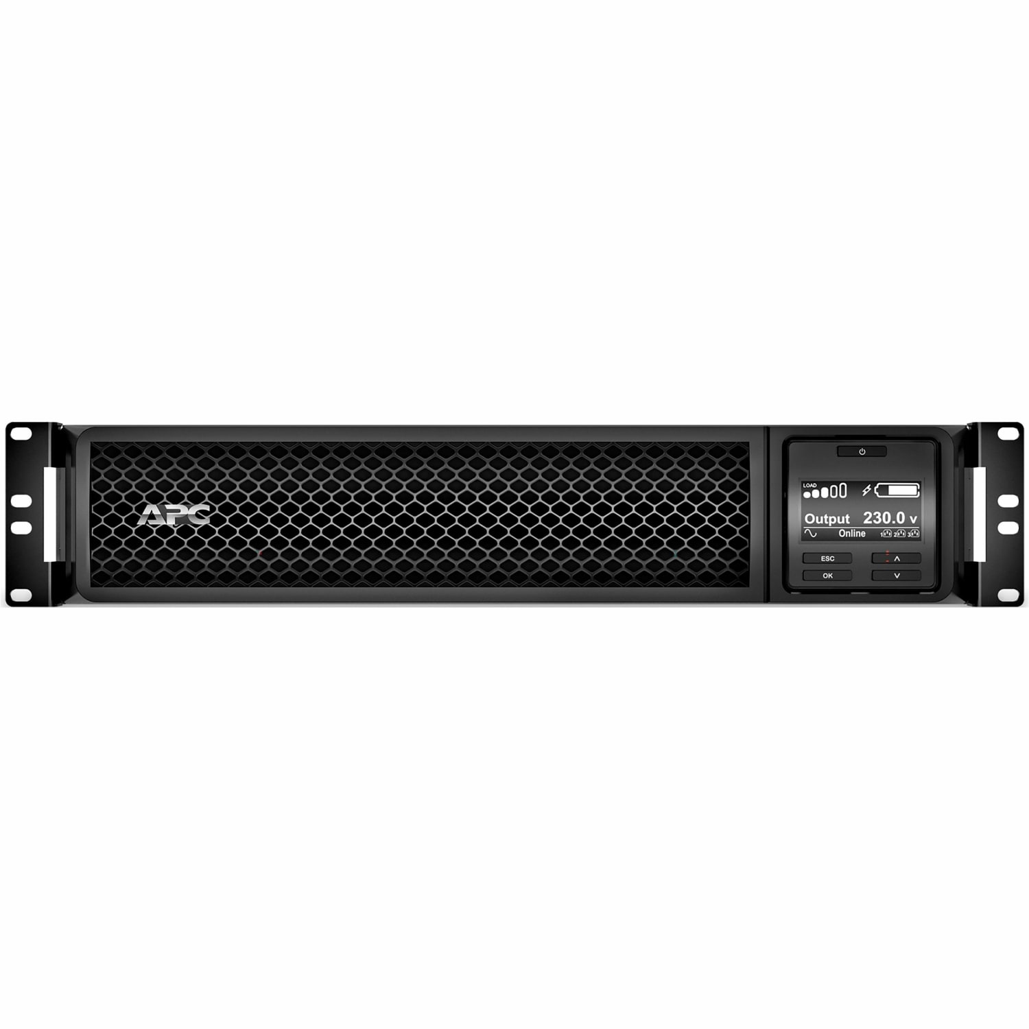 APC by Schneider Electric Smart-UPS SRT 3000VA RM 208/230V IEC - 2U Rack-mountable - 3 Hour Recharge - 4 Minute Stand-by - 208 V, 230 V Input - 208 V AC, 230 V AC Output - Sine Wave - 2 x IEC 60320 C19, 2 x IEC Jumper, 6 x IEC 60320 C13 - Image 3