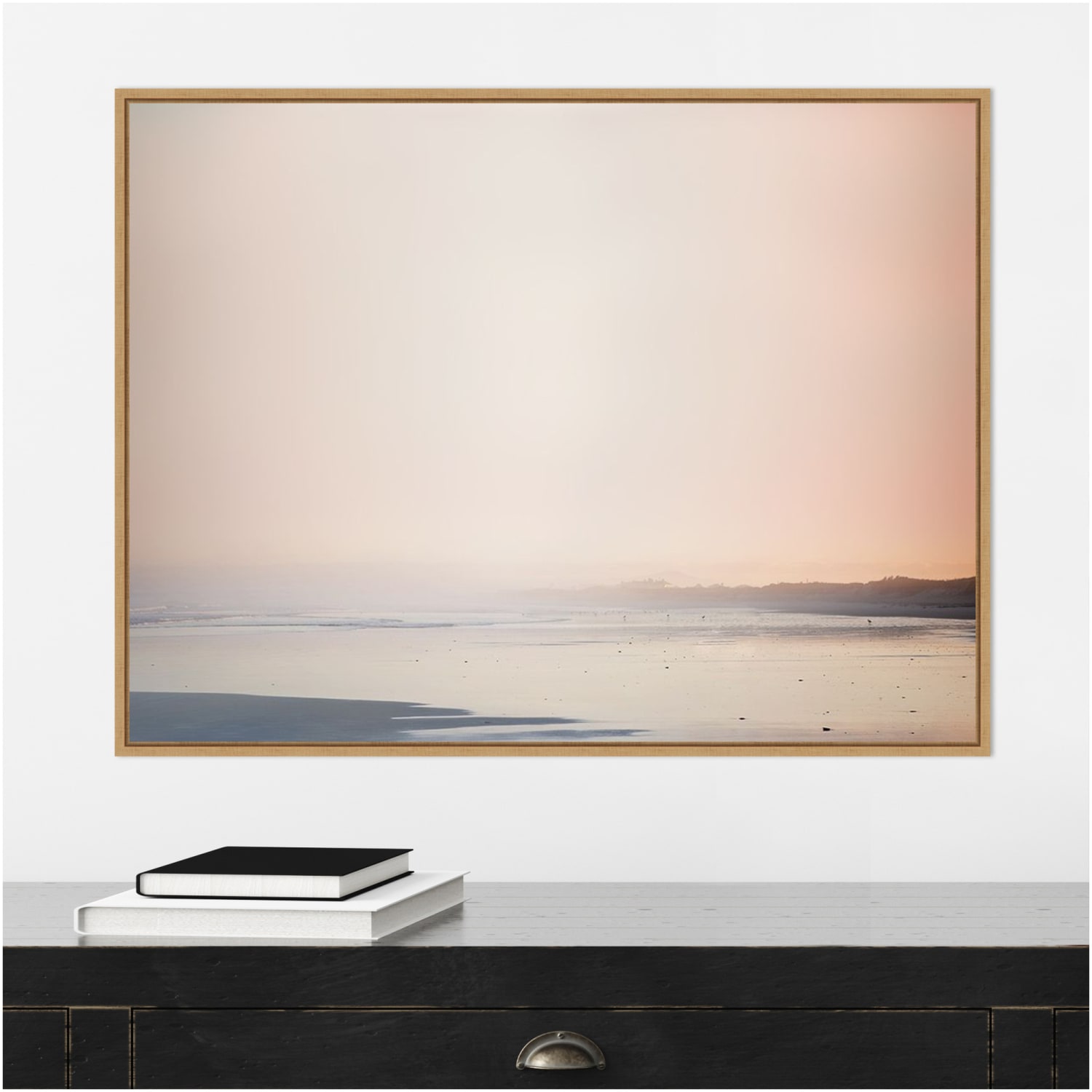 Amanti Art Currumbin Sandy Beach by Urban Road Framed Canvas Wall Art Print, 23inH x 30inW, Maple - Image 5