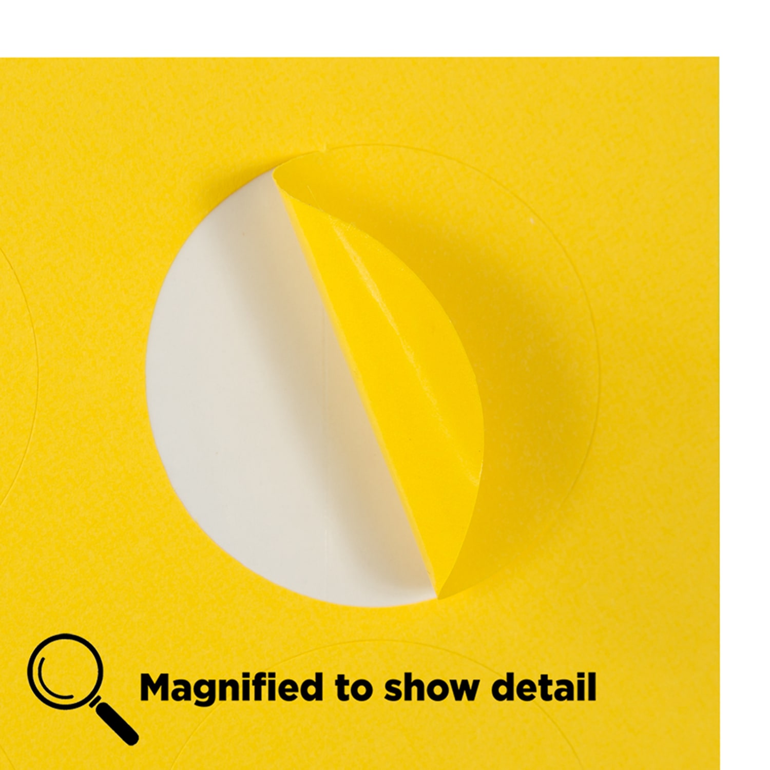 JAM Paper Circle Label Sticker Seals, 1 2/3in, Yellow, Pack Of 120 - Image 5
