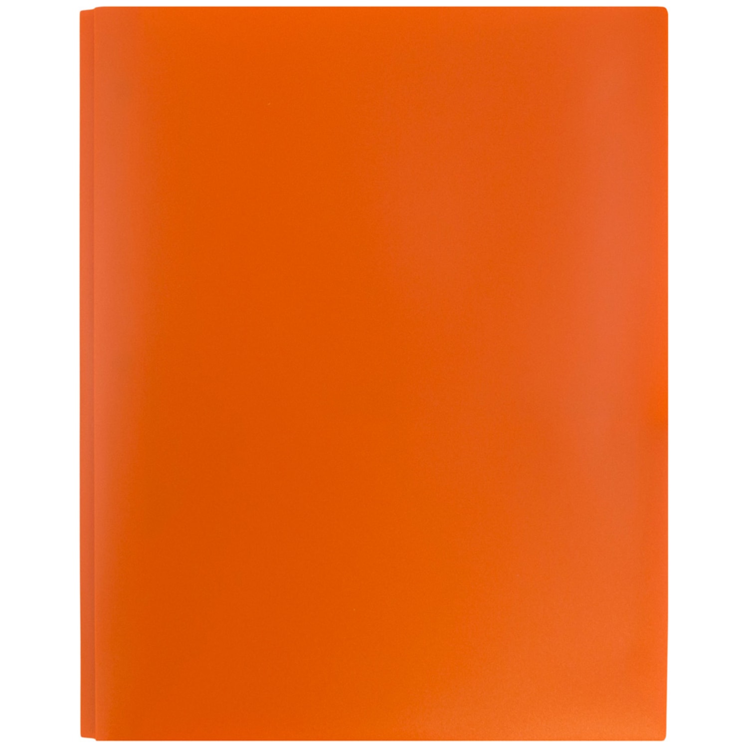 JAM Paper Plastic 2-Pocket POP Folders with Metal Prongs Fastener Clasps, 9 1/2in x 11 1/2in, Orange, Pack Of 6 - Image 6