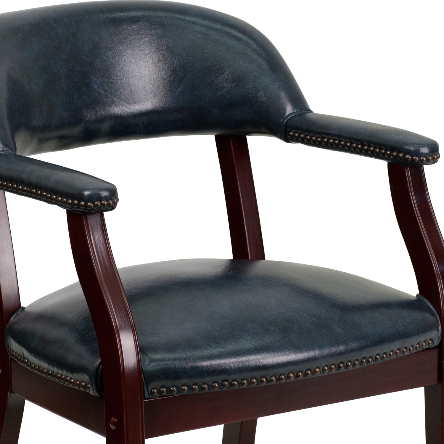 Flash Furniture Vinyl Conference Chair with Accent Nail Trim Navy PopularChairscom Flash Furniture Vinyl Conference Chair with Accent Nail Trim Navy PopularChairscom