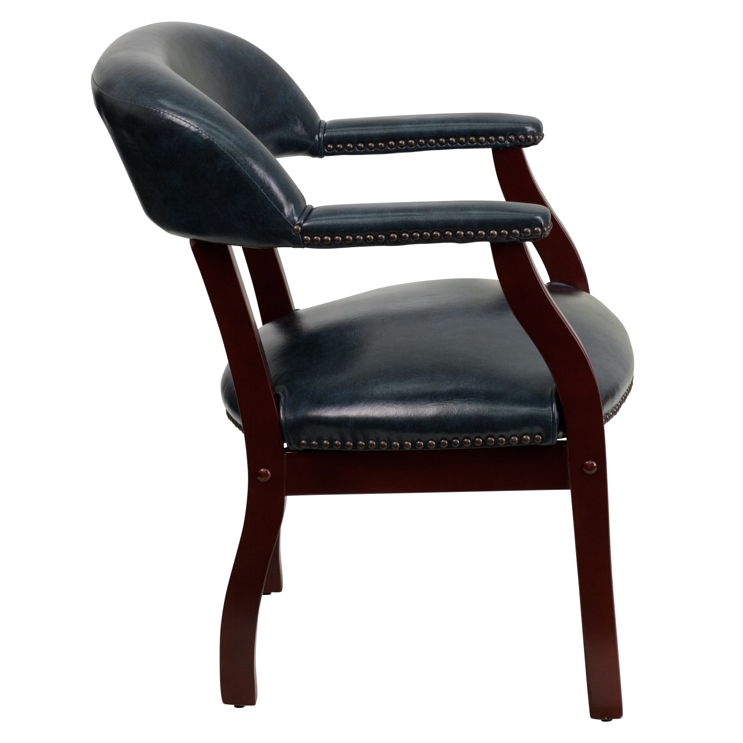 Flash Furniture Vinyl Conference Chair with Accent Nail Trim Navy PopularChairscom Flash Furniture Vinyl Conference Chair with Accent Nail Trim Navy PopularChairscom