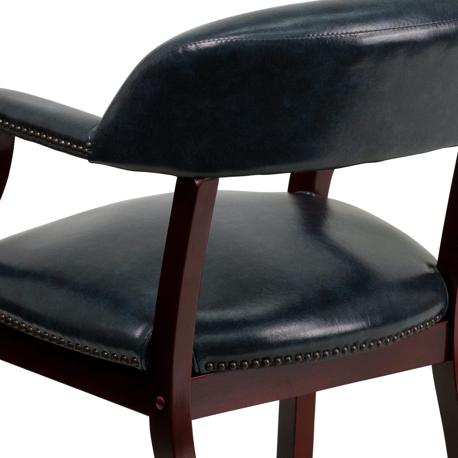 Flash Furniture Vinyl Conference Chair with Accent Nail Trim Navy PopularChairscom Flash Furniture Vinyl Conference Chair with Accent Nail Trim Navy PopularChairscom