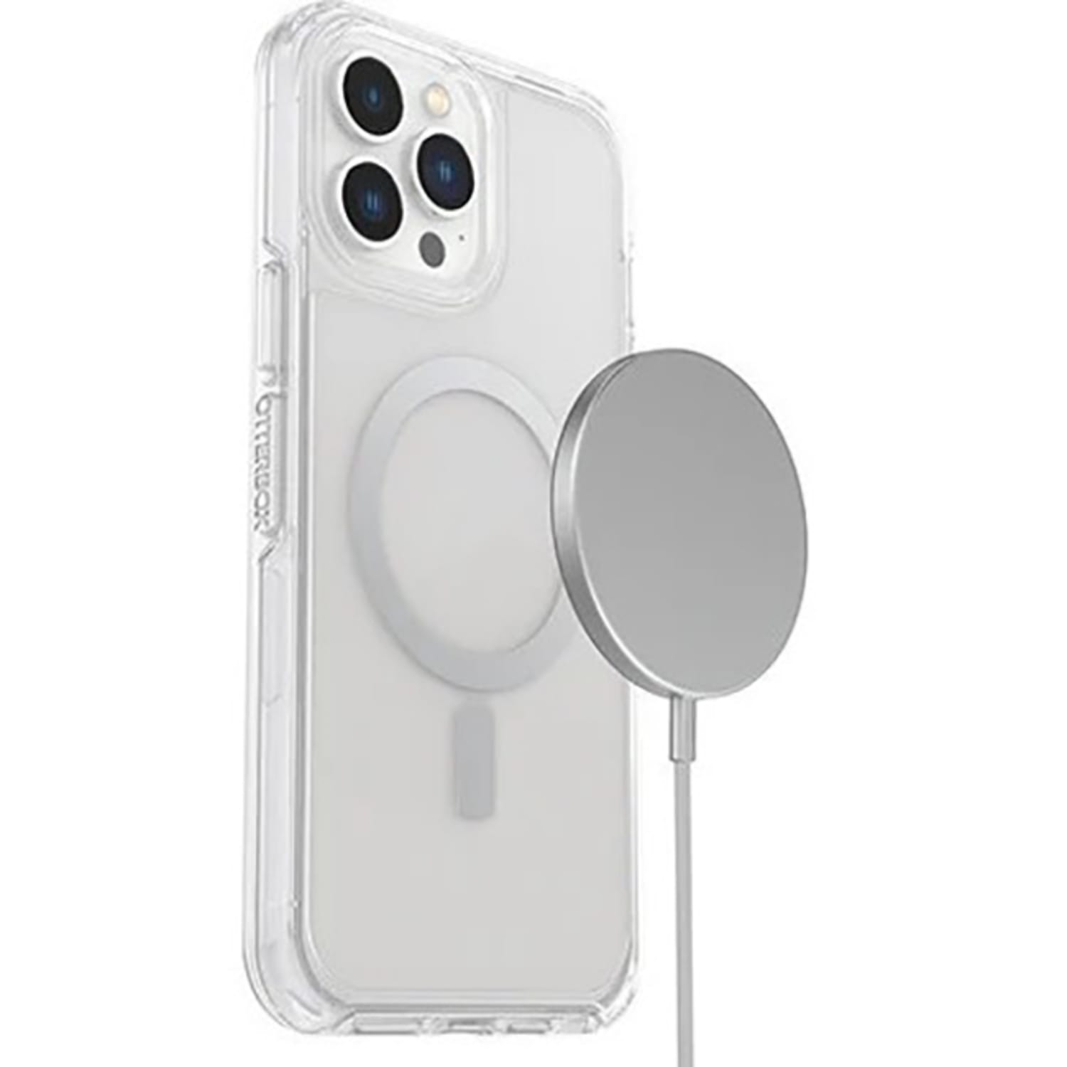 OtterBox iPhone 13 Pro Max/12 Pro Max Symmetry Series+ Antimicrobial Case for MagSafe - For Apple iPhone 13 Pro Max, iPhone 12 Pro Max Smartphone - Clear - Bump Resistant, Drop Resistant, Bacterial Resistant - Image 3