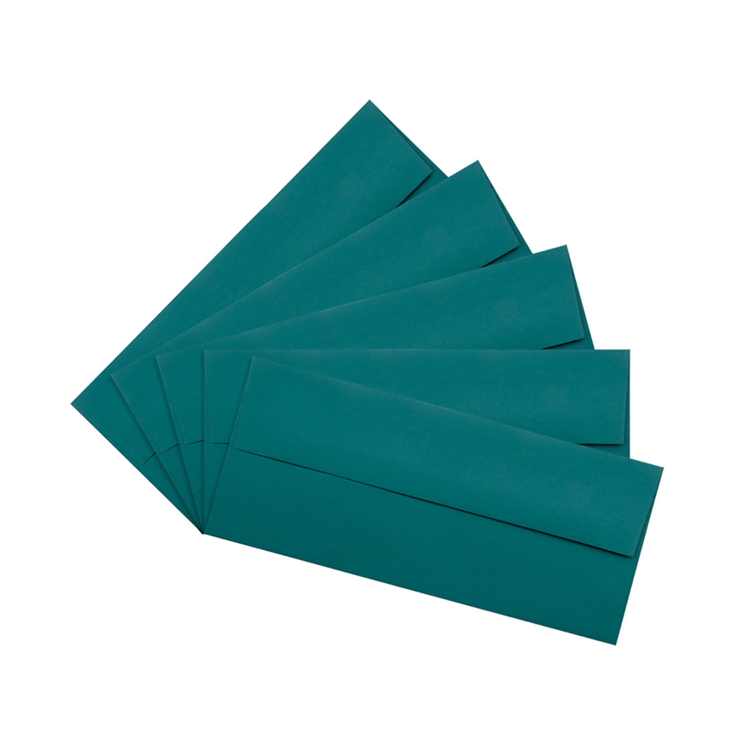 JAM PAPER #10 Business Premium Envelopes, 4 1/8 x 9 1/2, Teal, 25/Pack - Image 4