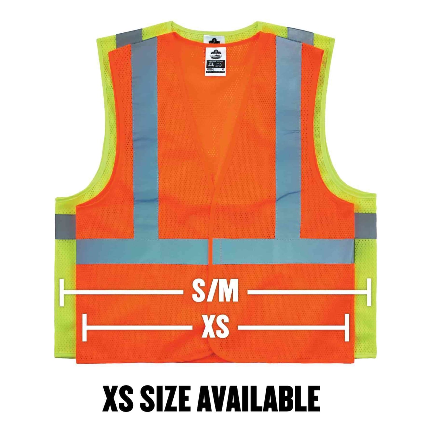Ergodyne GloWear Breakaway Mesh Hi-Vis Type-R Class 2 Safety Vest, 4X, Orange - Image 6