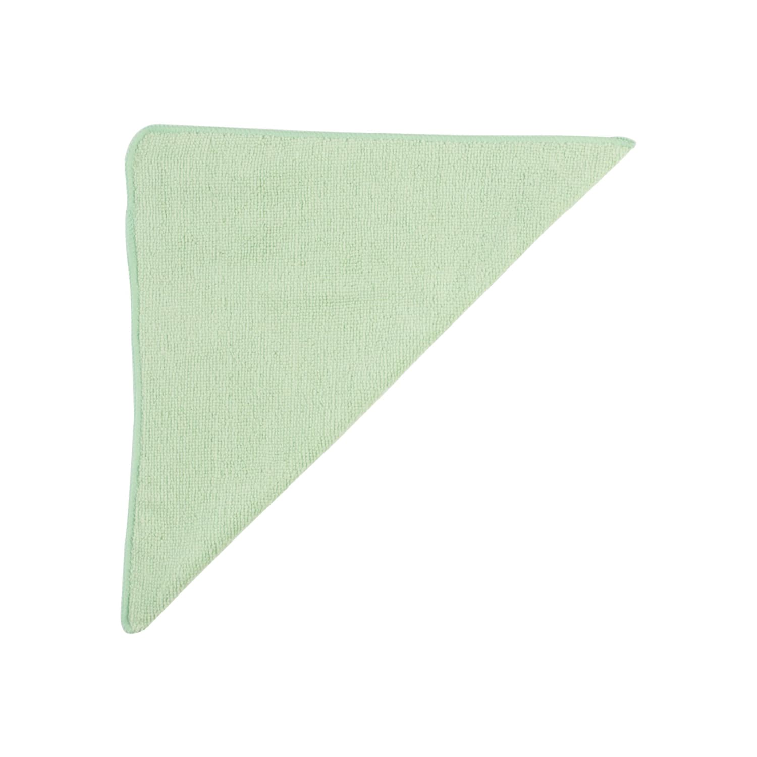 Rubbermaid Commercial Products, Light Commercial Microfiber Cloths, 12in x 12in, Green, Pack of 24 Cloths - Image 3
