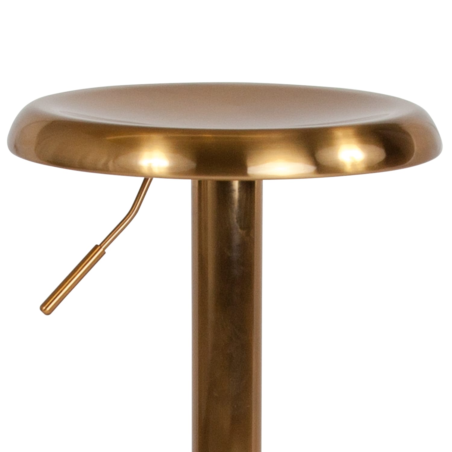Flash Furniture Madrid Series Adjustable Height Retro Barstool, Gold - Image 10