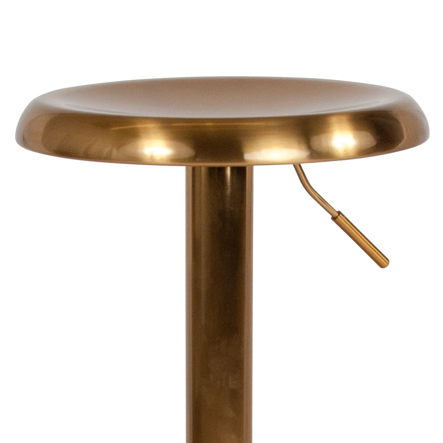 Flash Furniture Madrid Series Adjustable Height Retro Barstool, Gold - Image 11
