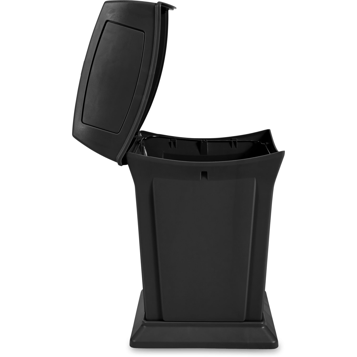 Rubbermaid Commercial Ranger 45-gal 2-door Container - 45 gal Capacity - Durable, Hinged Door - 41in Height x 21.5in Width x 21.5in Depth - Black - 1 - Image 4