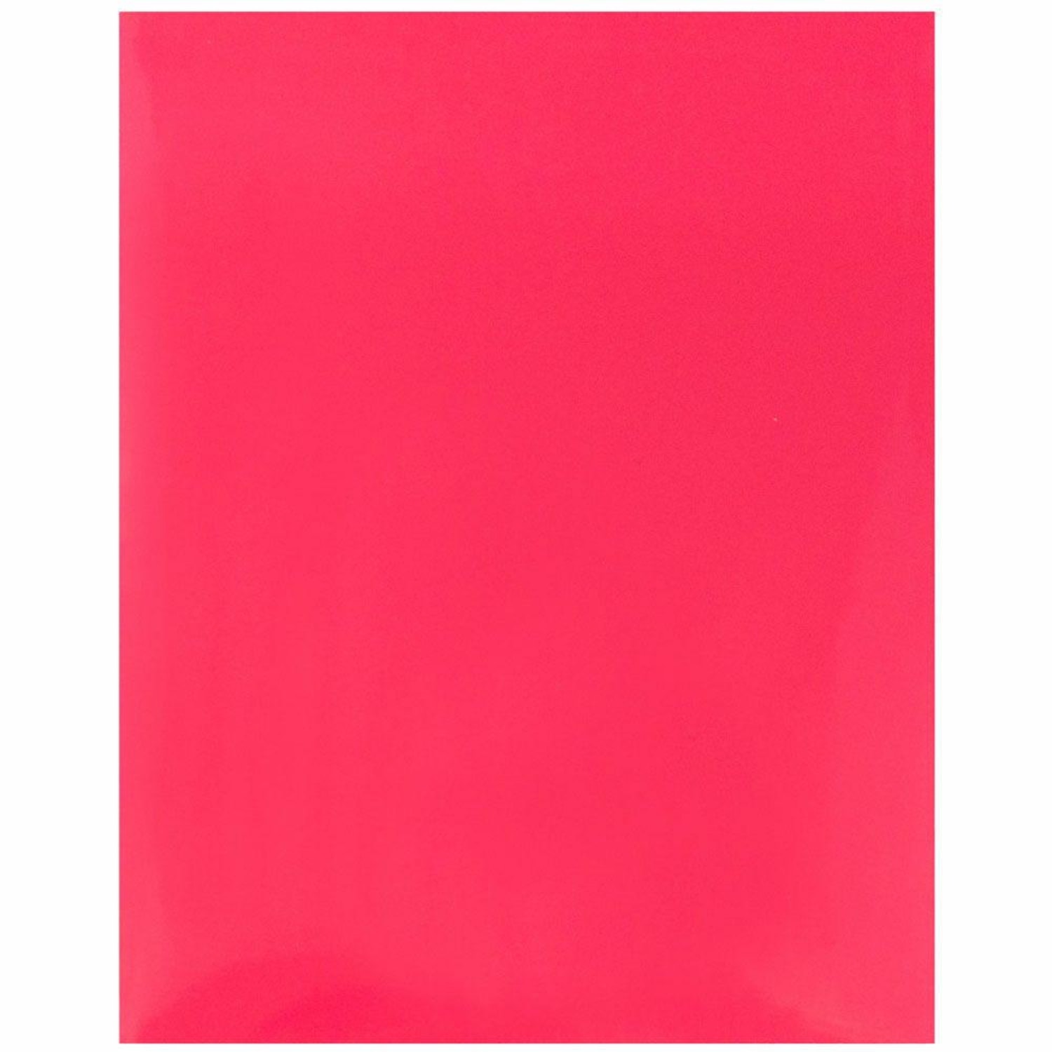 JAM Paper Glossy 2-Pocket Presentation Folders, Hot Pink, Pack Of 6 - Image 5