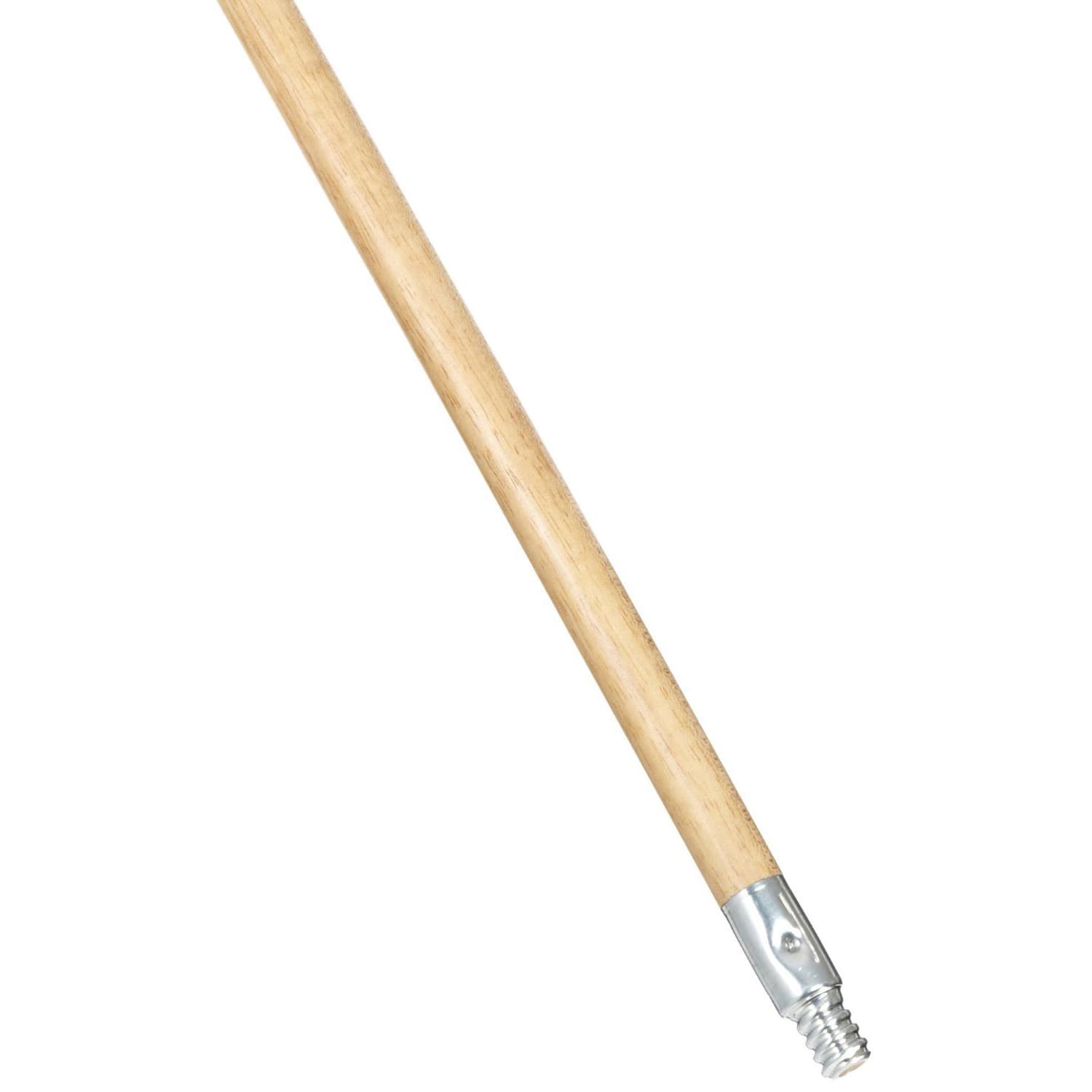 Rubbermaid Commercial Products 60in Threaded Wood Broom Handle, Metal Tip, 15/16in, Lacquered - Image 3
