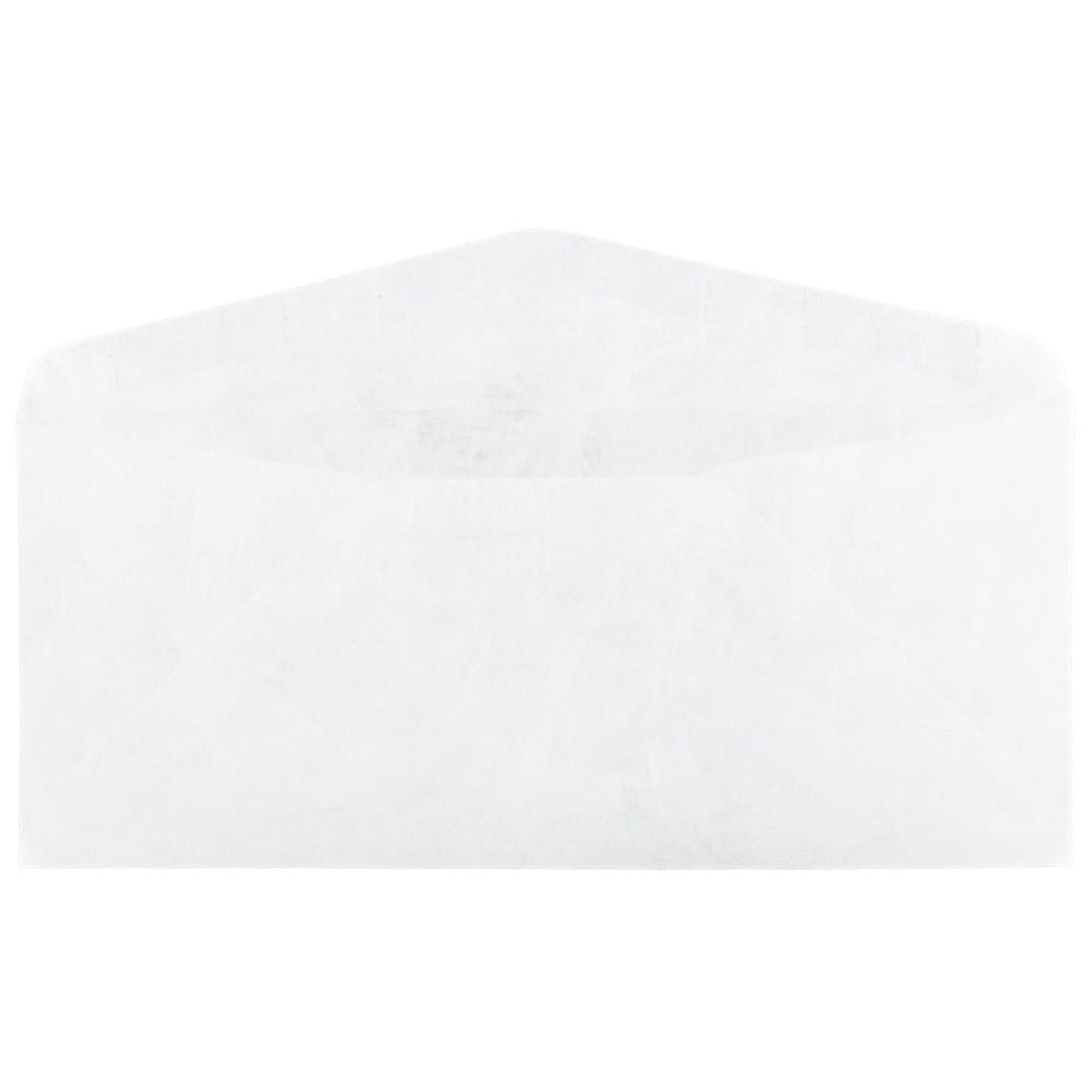 JAM Paper Tyvek Business Envelopes, #10, Gummed Seal, White, Pack Of 50 - Image 3