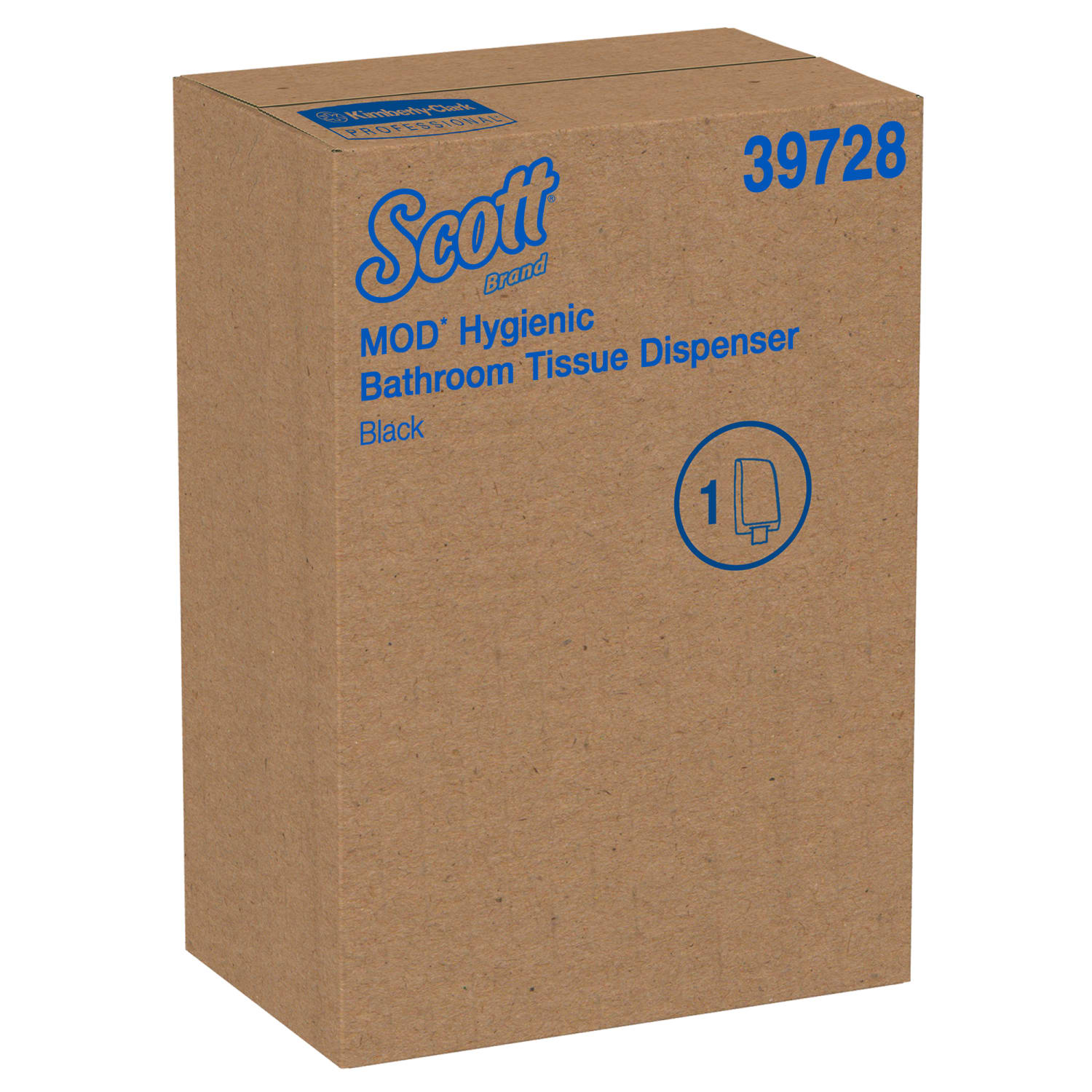 Scott Hygienic Bathroom Tissue Dispenser, 7 x 5.73 x 13.34, Black - Image 3