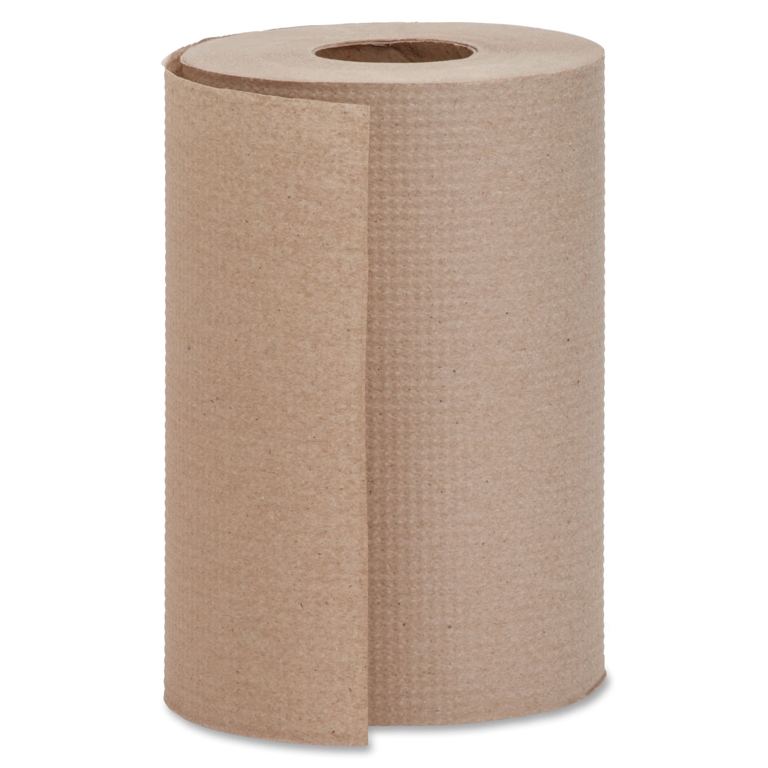 Genuine Joe Hardwound 1-Ply Paper Towels, 100% Recycled, 350ft Per Roll, 500 Sheets Per Roll, Pack Of 12 Rolls - Image 5