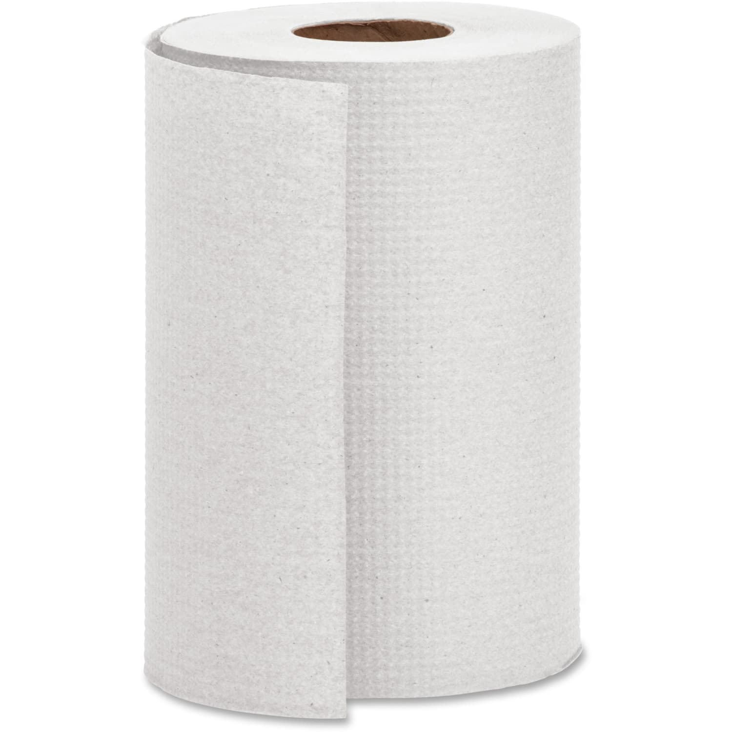 Genuine Joe Hardwound 1-Ply Paper Towels, 350ft Per Roll, Pack Of 12 Rolls - Image 3