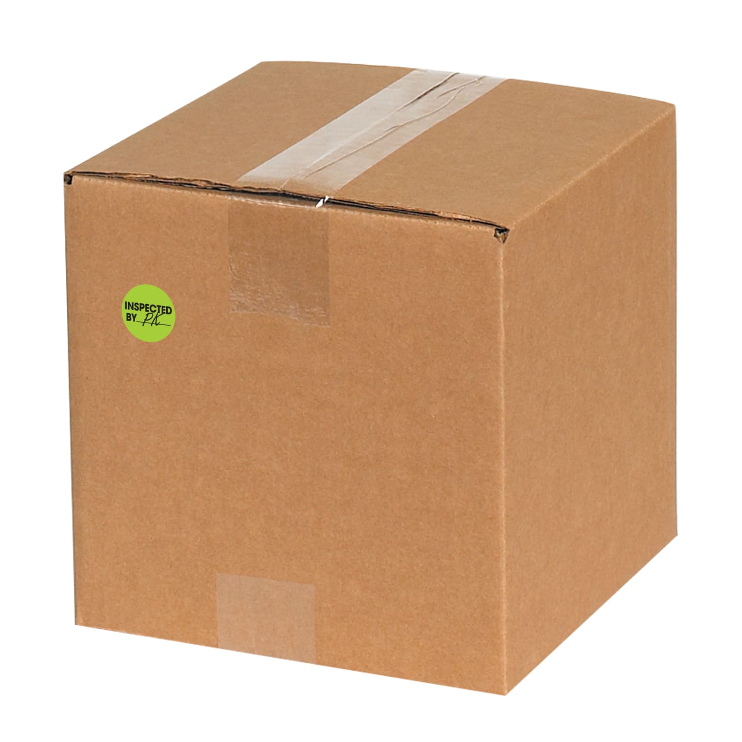 Tape Logic Preprinted Special Handling Labels, DL1265, Inspected By, Round, 1in, Fluorescent Green, Roll Of 500 - Image 4