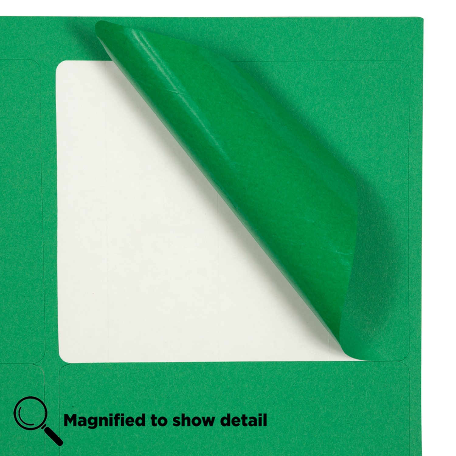 JAM Paper Mailing Address Labels, Rectangle, 3 1/3in x 4in, Green, Pack Of 120 - Image 5