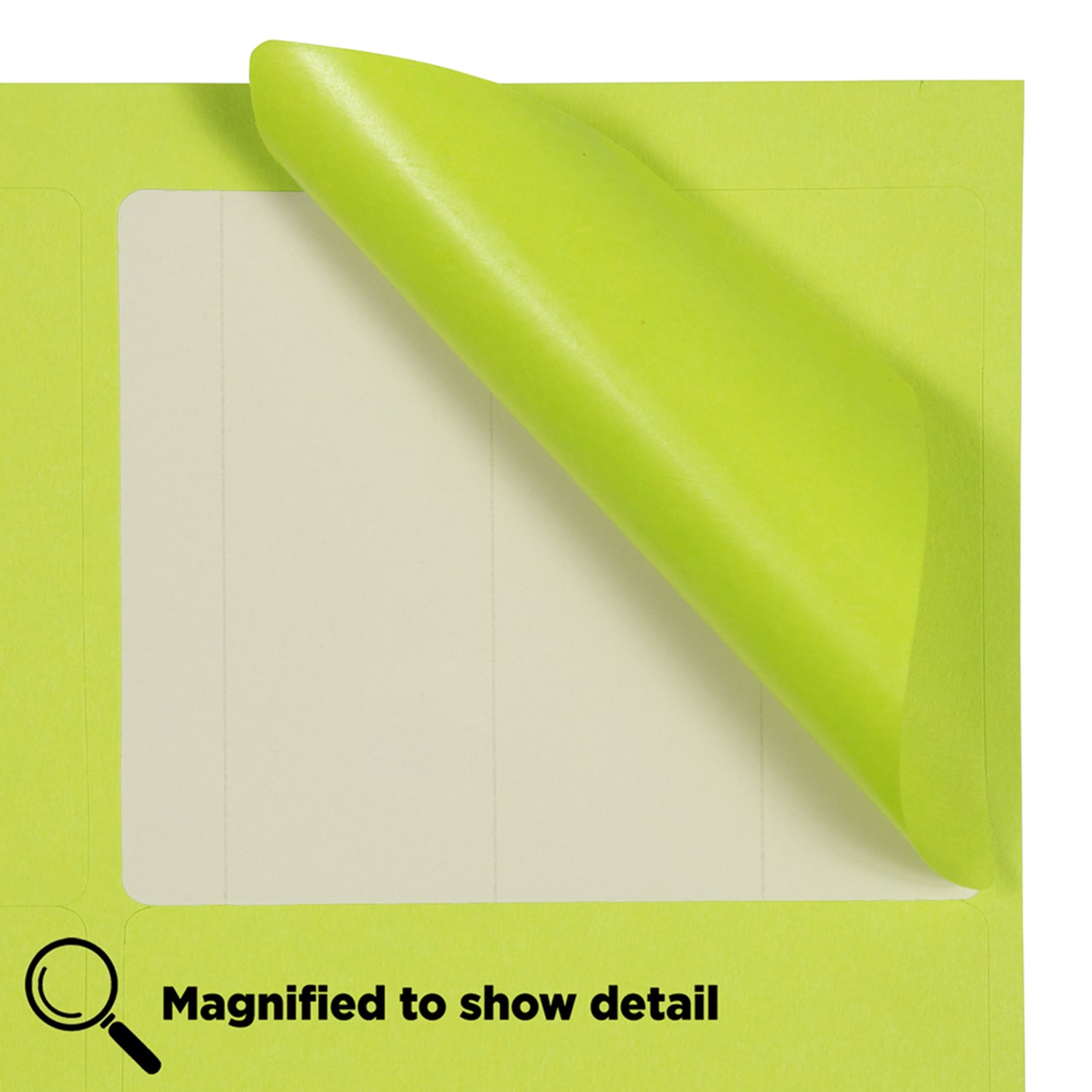 JAM Paper Mailing Address Labels, Rectangle, 3 1/3in x 4in, Lime Green, Pack Of 120 - Image 5