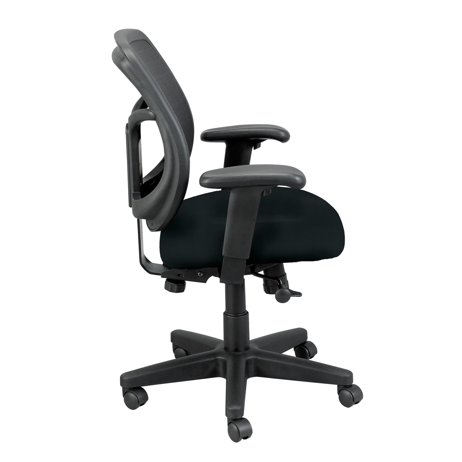 WorkPro Apollo MT9400 Ergonomic Low Back Task Chair With Antimicrobial Vinyl Black PopularChairscom
