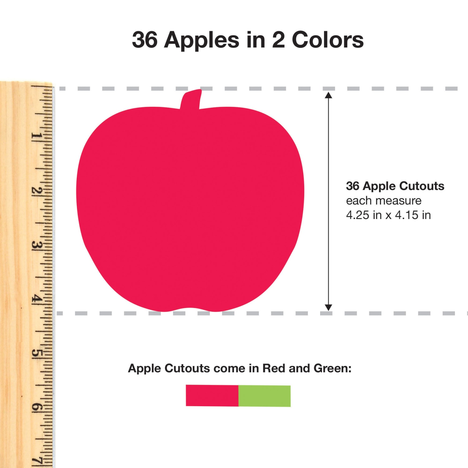 FreshCut Crafts Punch Out Paper Cutouts, Fall Shapes, Leaves, Pumpkins & Apples, 144 Pieces - Image 5