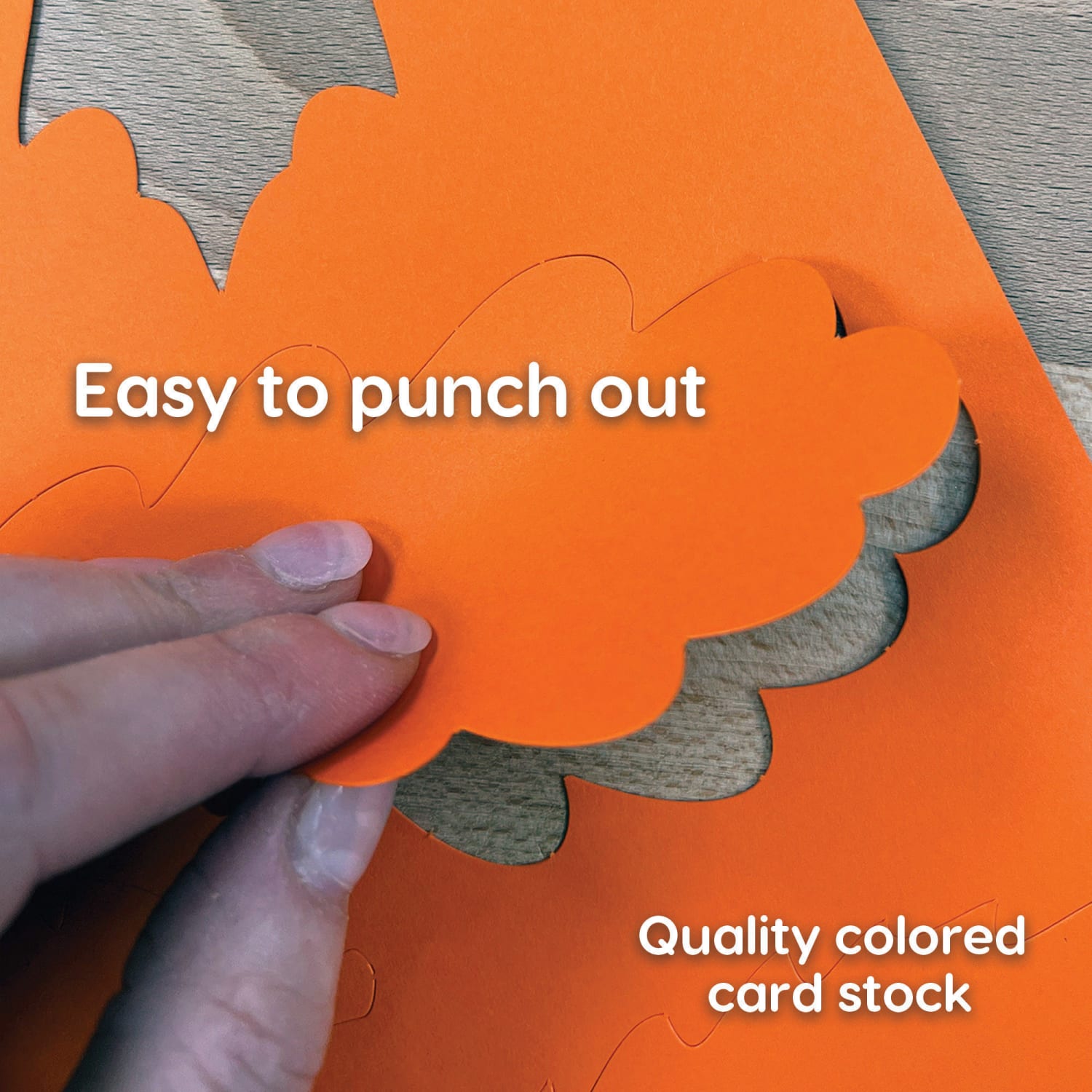 FreshCut Crafts Punch Out Paper Cutouts, Fall Shapes, Leaves, Pumpkins & Apples, 144 Pieces - Image 6