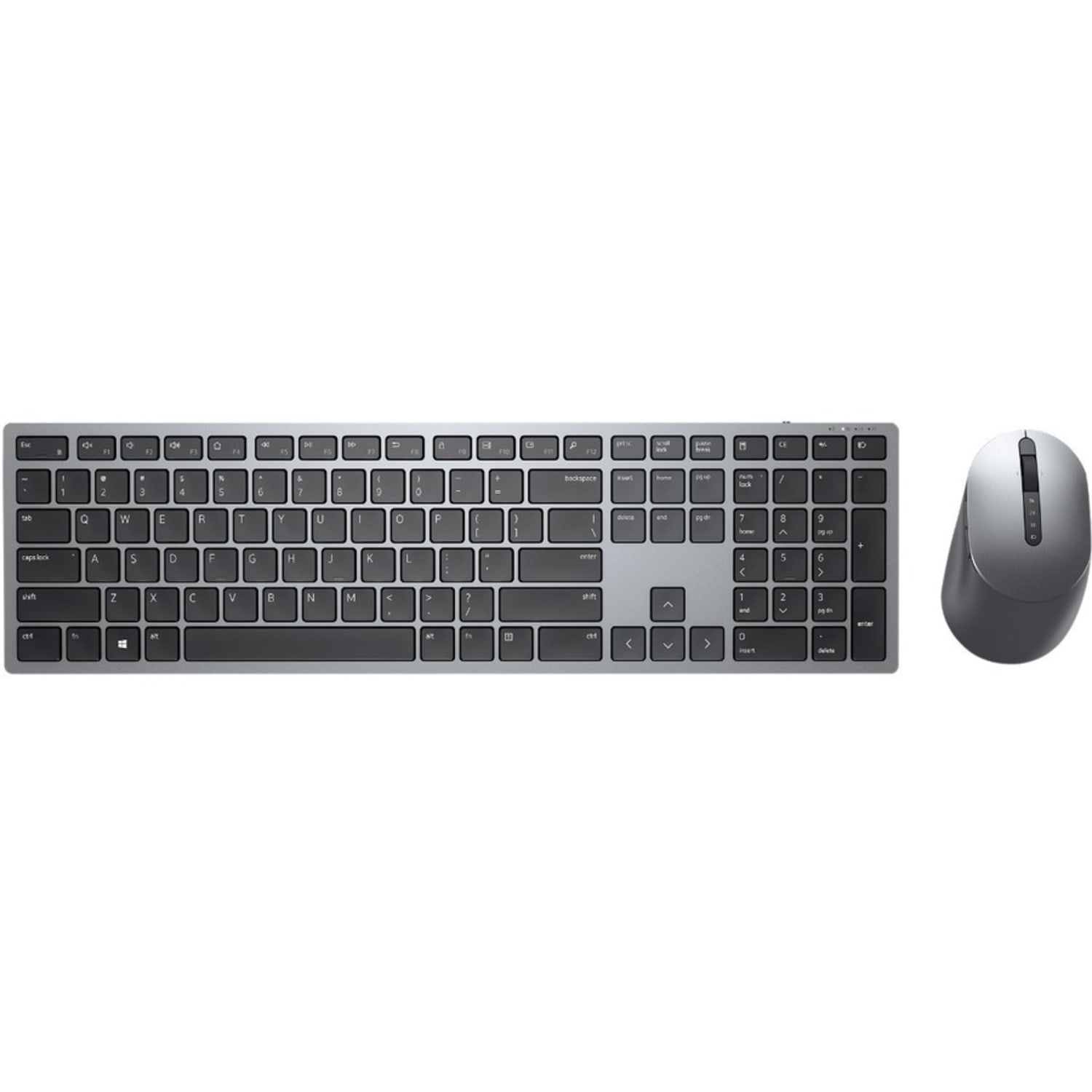 Dell Premier Multi-Device Wireless Keyboard And Mouse KM7321W - USB Wireless Bluetooth/RF Titan Gray - KM7321WGYUS - Image 3