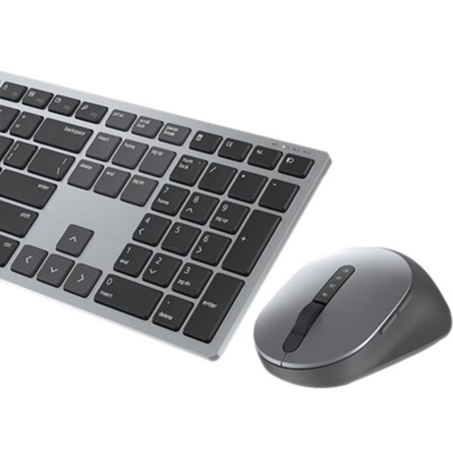 Dell Premier Multi-Device Wireless Keyboard And Mouse KM7321W - USB Wireless Bluetooth/RF Titan Gray - KM7321WGYUS - Image 4