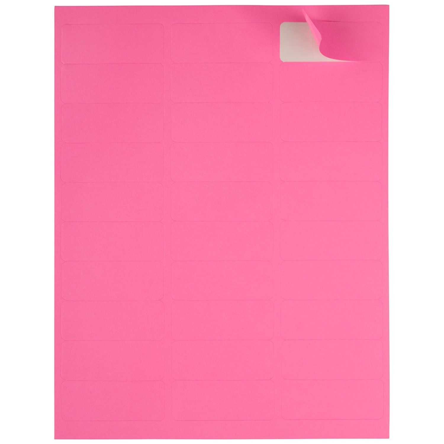 JAM Paper Mailing Address Labels, Rectangle, 2 5/8in x 1in, Pink, Pack Of 120 - Image 4