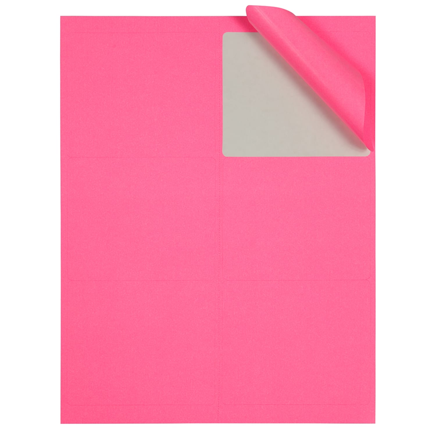 JAM Paper Mailing Address Labels, Rectangle, 3 1/3in x 4in, Pink, Pack Of 120 - Image 4
