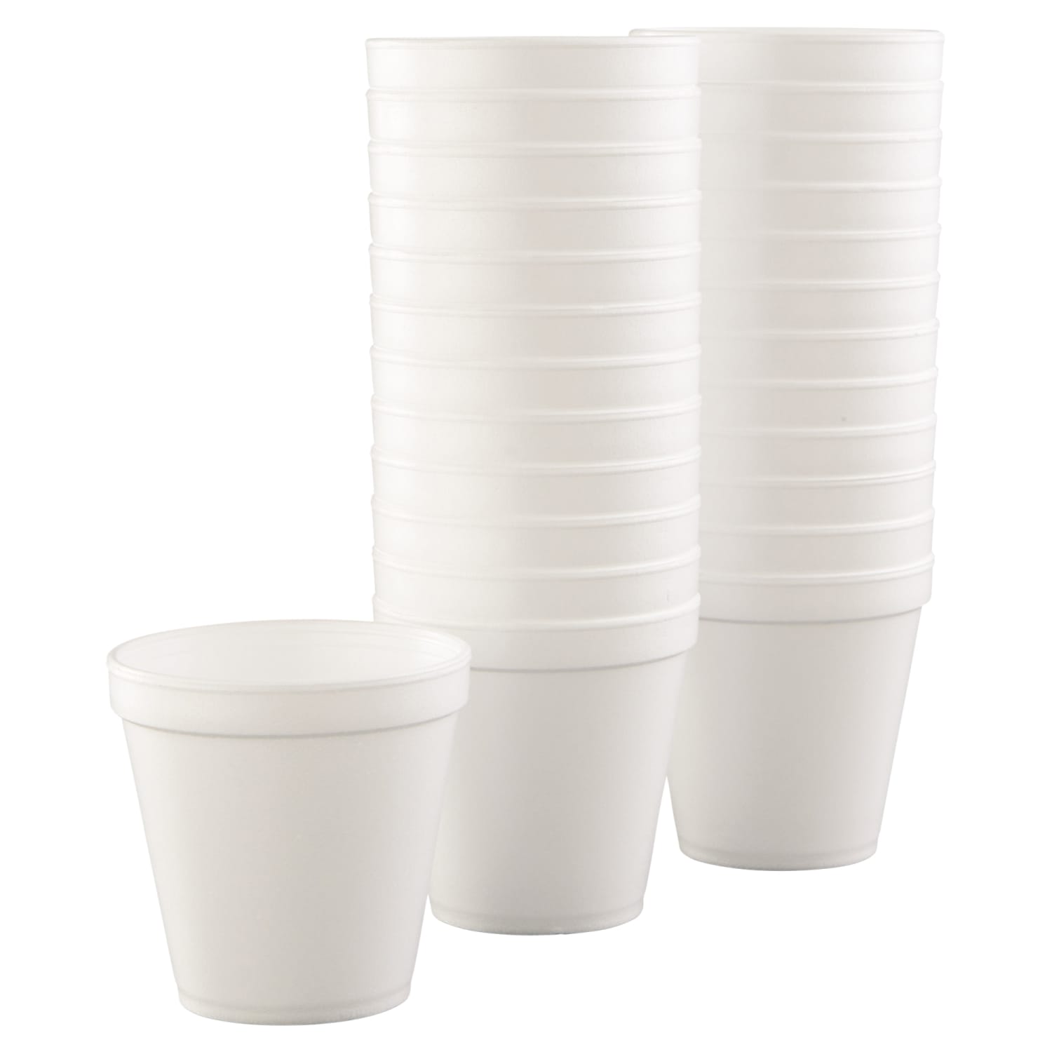 Dart Foam Food Containers, 16 Oz, White, 25 Containers Per Bag, Carton Of 20 Bags - Image 4