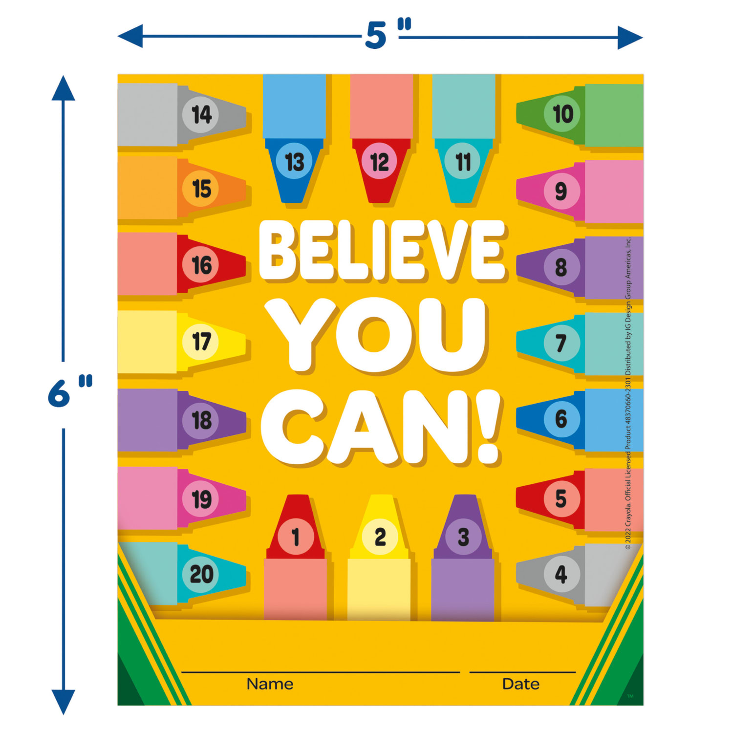 Eureka Mini Reward Charts With Stickers, Crayola, 36 Per Pack, Set Of 3 Packs - Image 4
