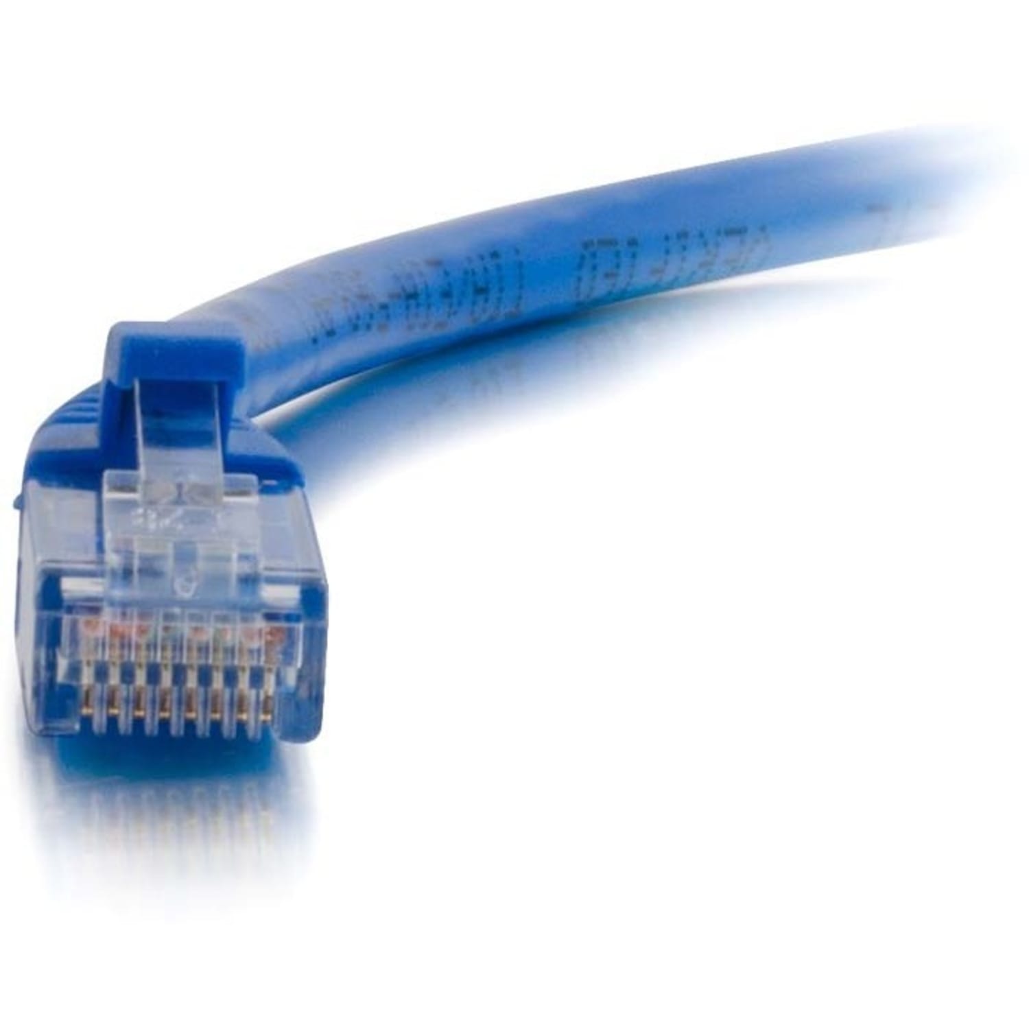 C2G 6in Cat6 Ethernet Cable - Snagless Unshielded (UTP) - Blue - Category 6 for Network Device - RJ-45 Male - RJ-45 Male - 6in - Blue - Image 3
