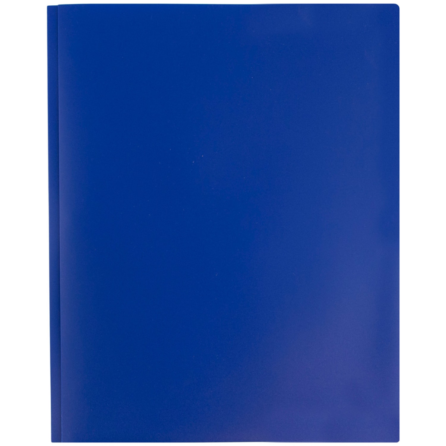 JAM Paper Plastic 2-Pocket POP Folders with Metal Prongs Fastener Clasps, 9 1/2in x 11 1/2in, Deep Blue, Pack Of 6 - Image 6