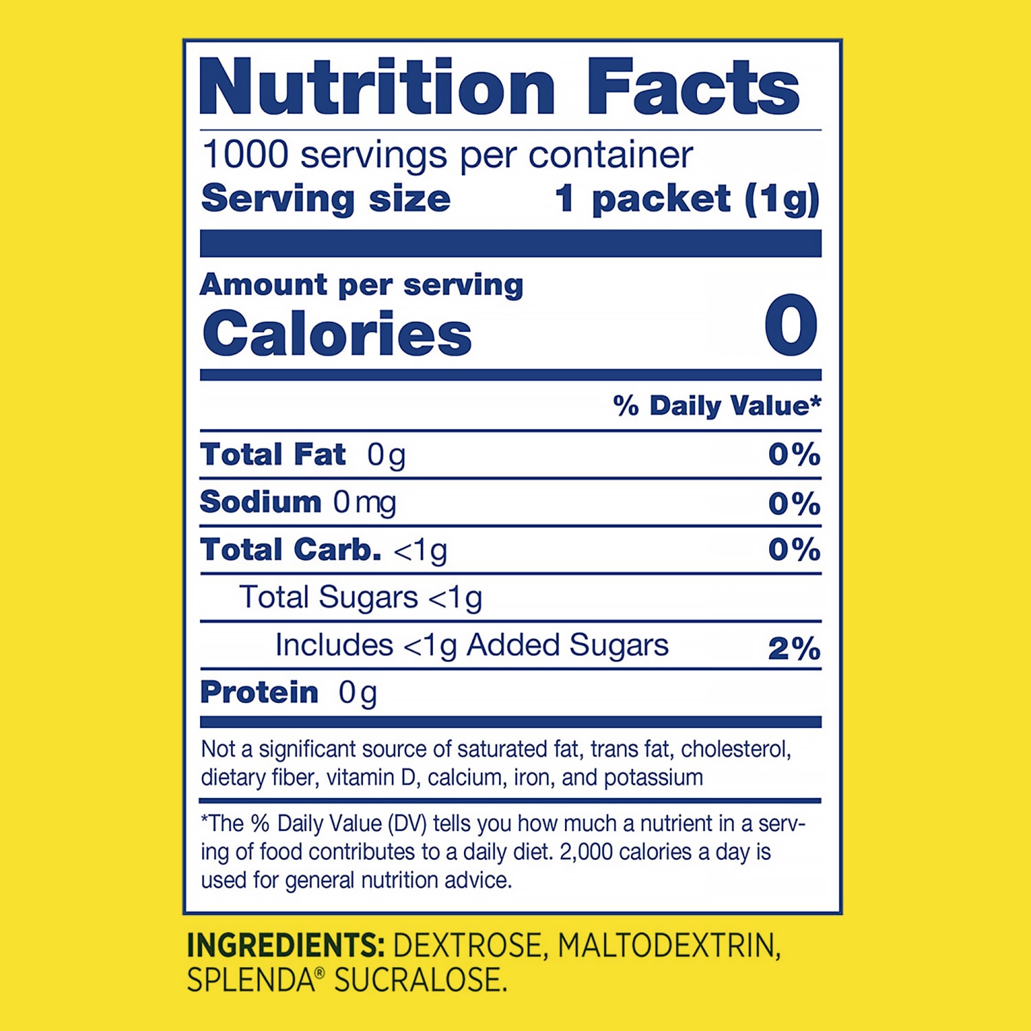 Splenda Sweetener Packets, Box of 1,000 - Image 6
