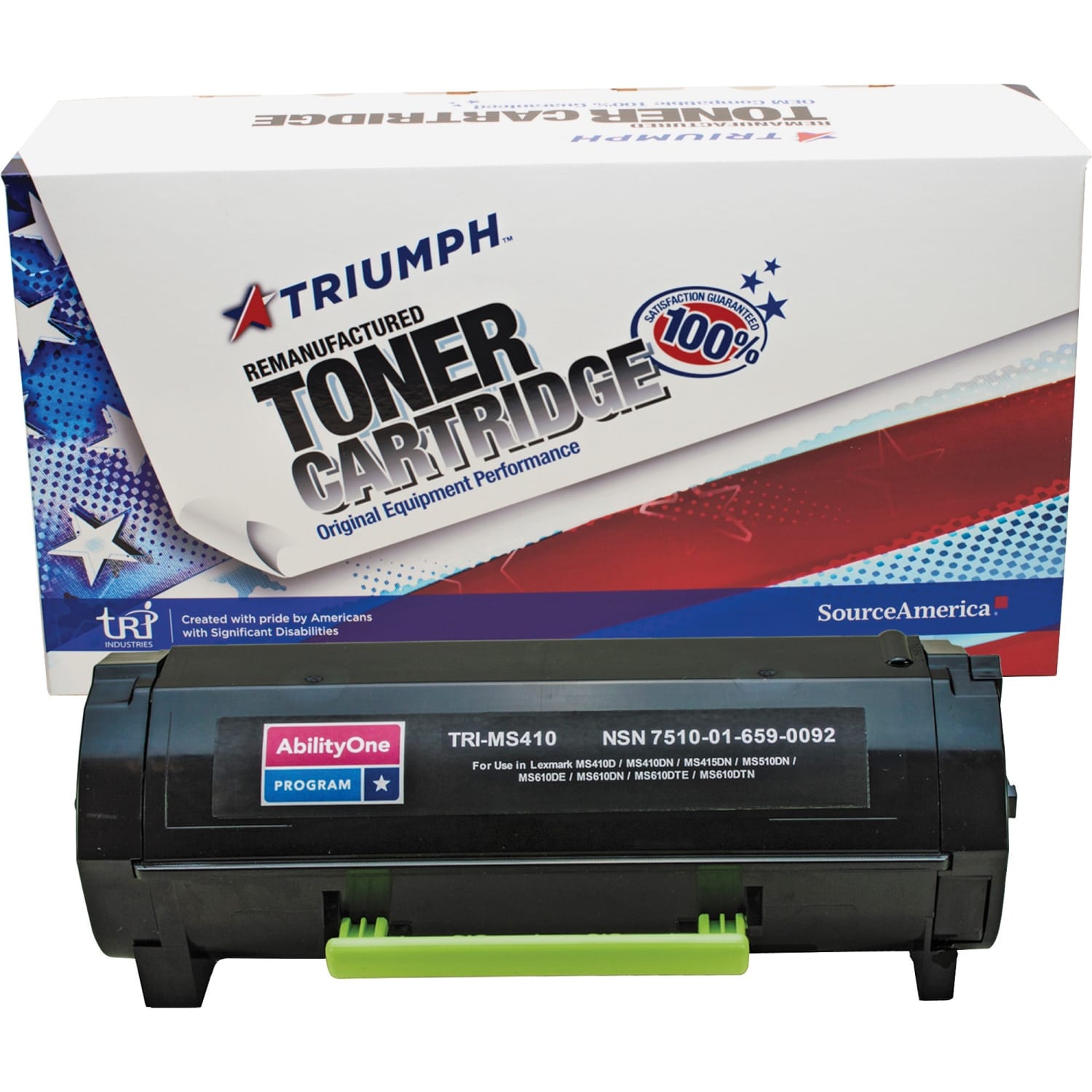 SKILCRAFT Remanufactured Black Extra-High Yield Toner Cartridge Replacement For Lexmark 501X, 501FX00 (AbilityOne NSN6590092) - Image 3